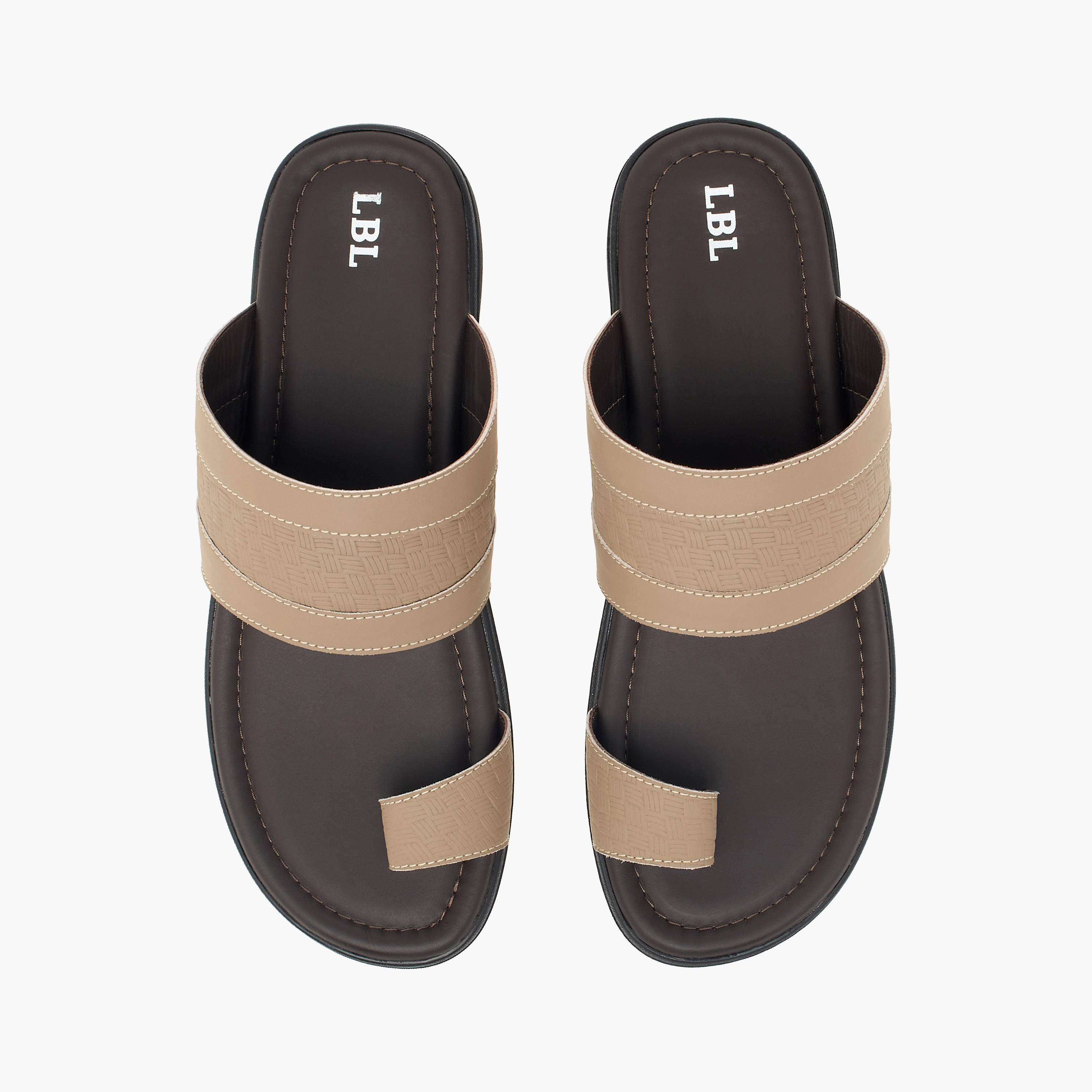 صندل عربي سهل الارتداء بارز الملمس من إل بي إل من شو إكسبريس-cpmen-footwear-sandals-image-1