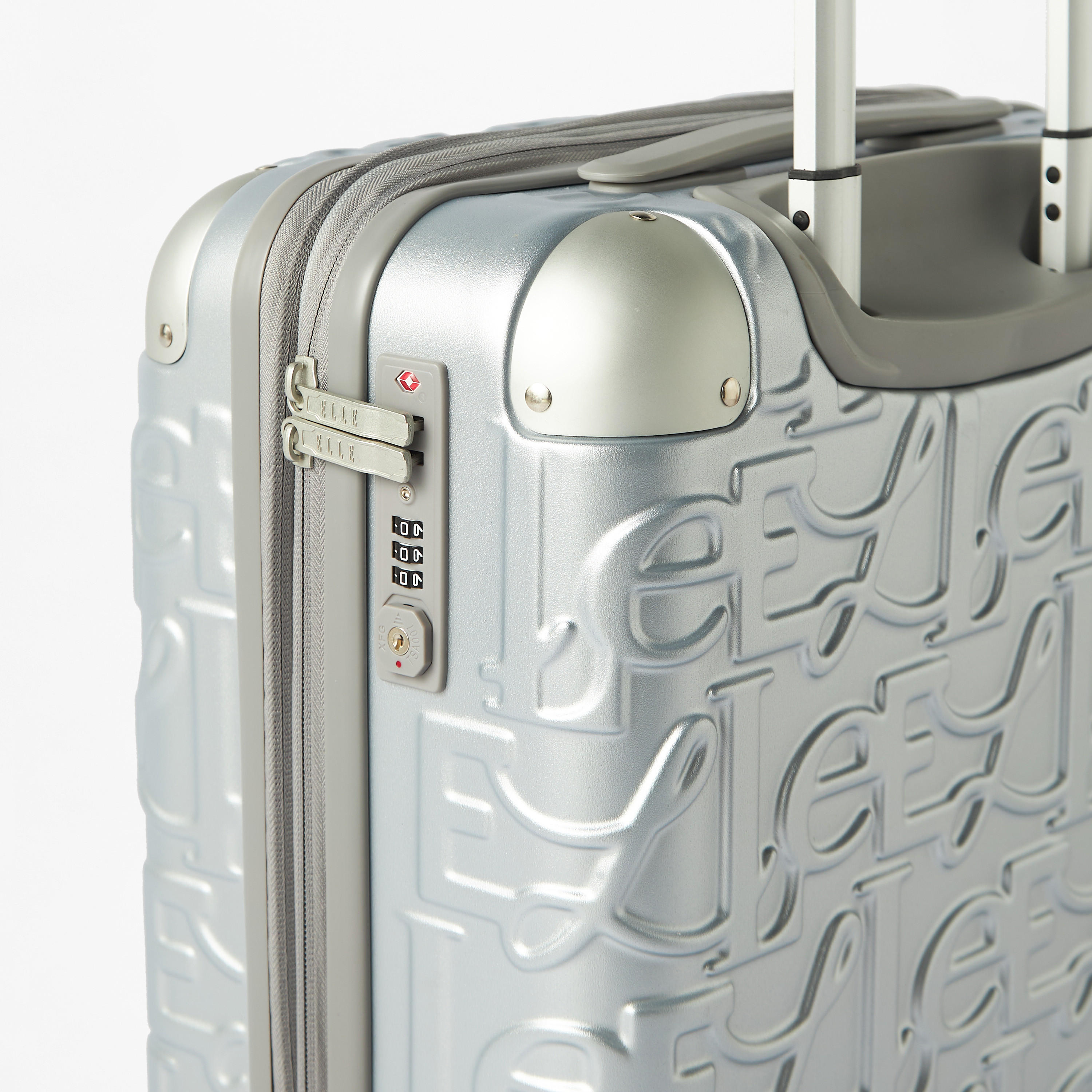 شنطة سفر ترولي صلبة بارزة الملمس بمقبض قابل للسحب من إيل-travel-luggagesandbags-luggage-image-2