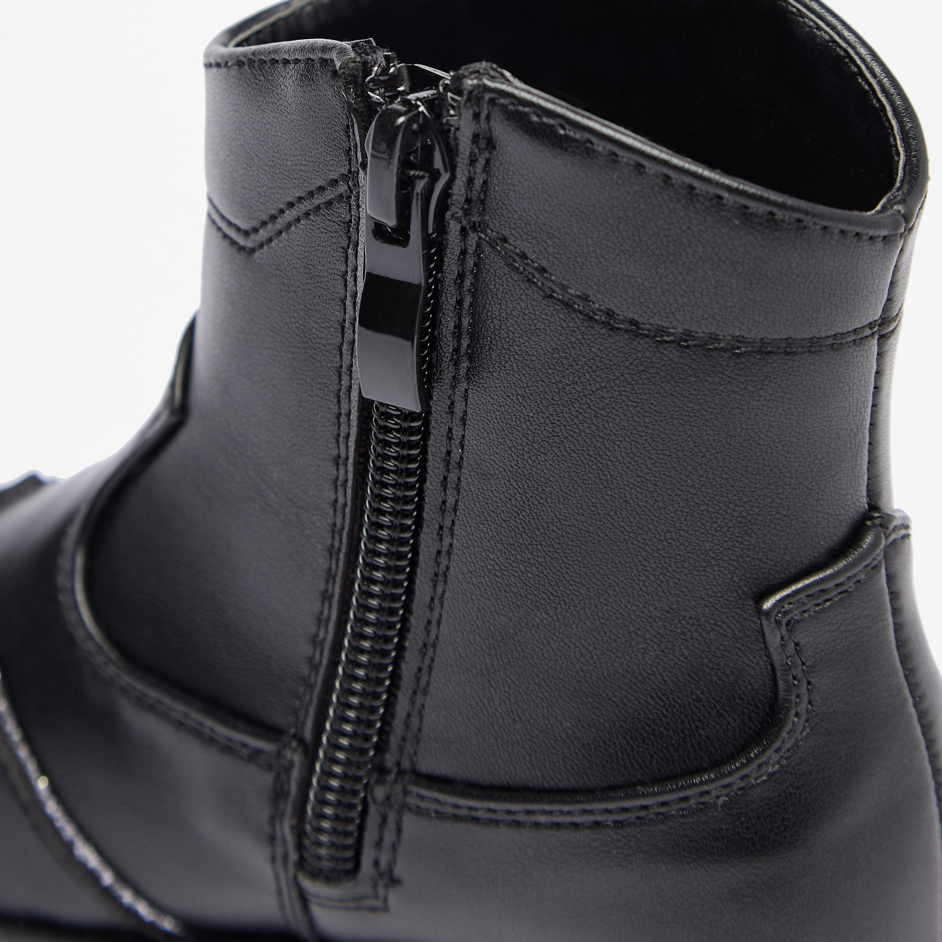 Flora Bella Embellished High Cut Boots with Zip Closure-girls-shoes-boots-image-5