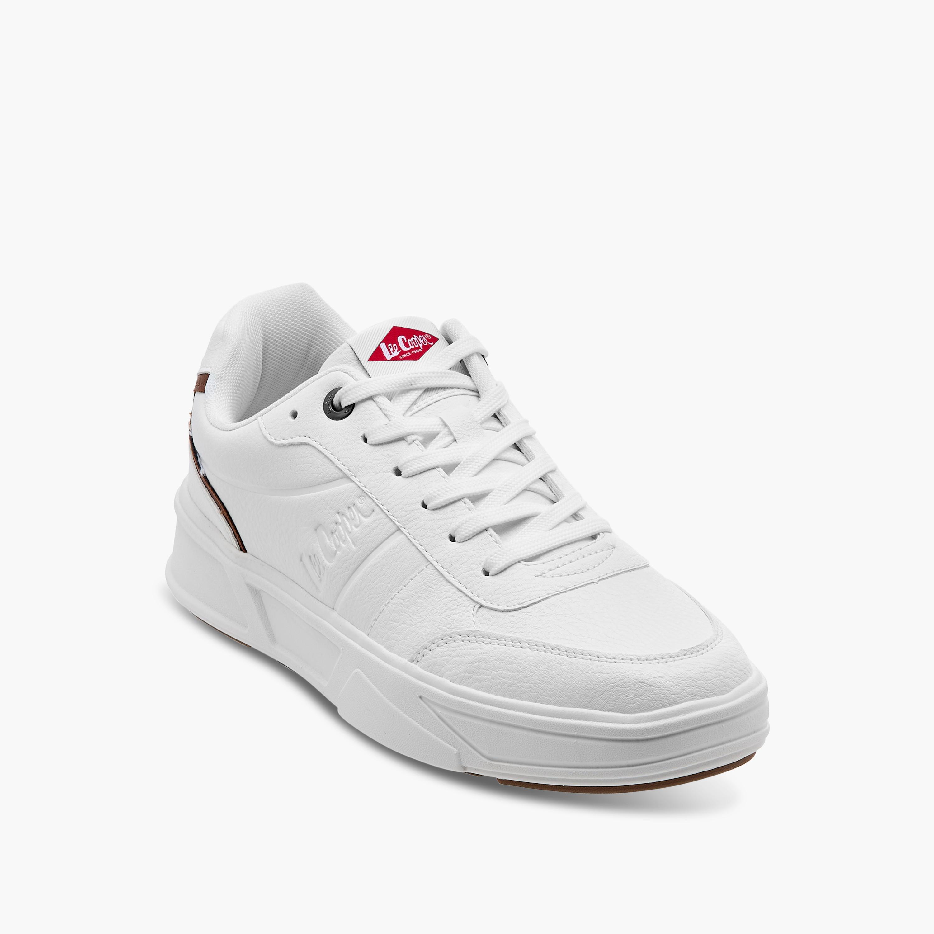Lee Cooper Men's Logo Detail Lace-Up Ankle Sneakers-men-shoes-sneakers-image-2