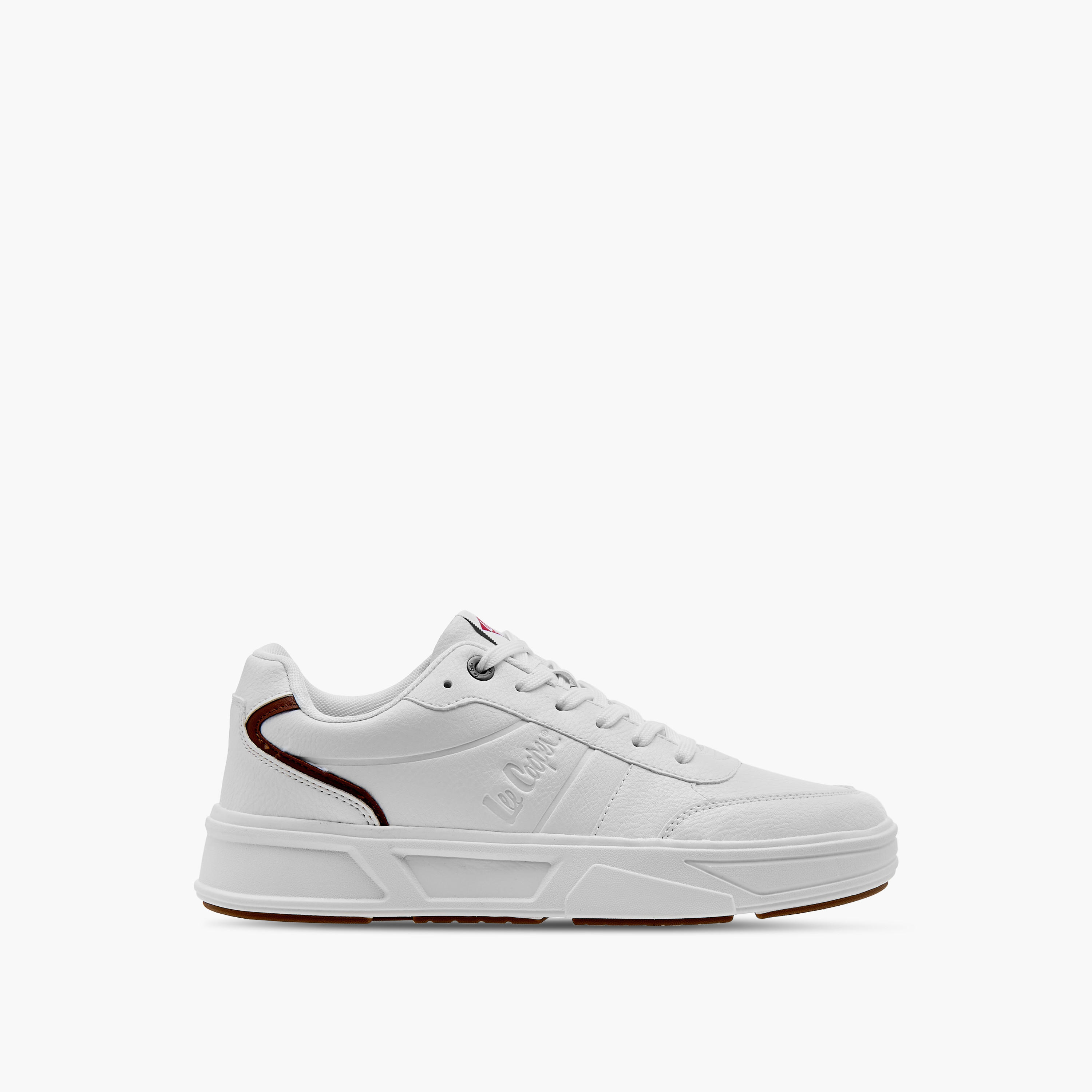Lee Cooper Men's Logo Detail Lace-Up Ankle Sneakers-men-shoes-sneakers-image-3