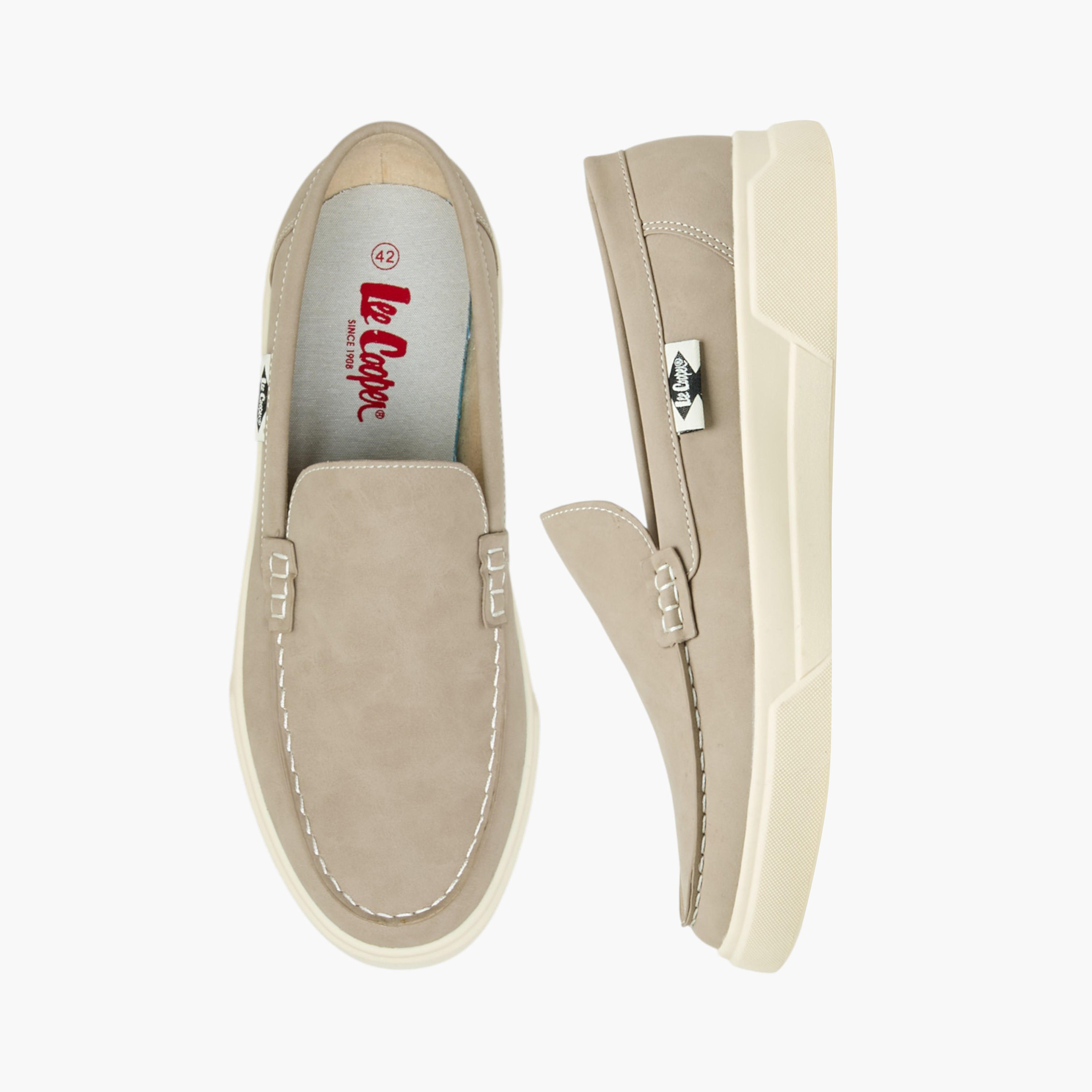 Lee Cooper Men's Solid Slip-On Loafers-men-shoes-loafersandmoccasins-image-1