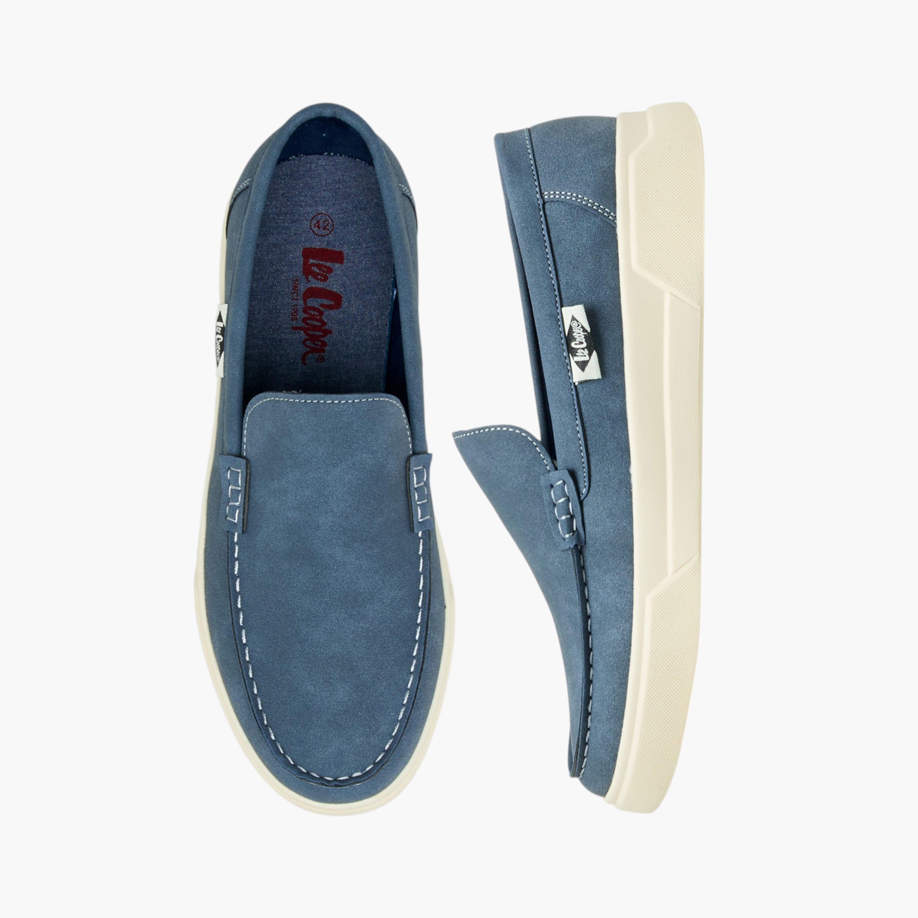 Lee Cooper Men's Solid Slip-On Loafers-men-shoes-loafersandmoccasins-image-1