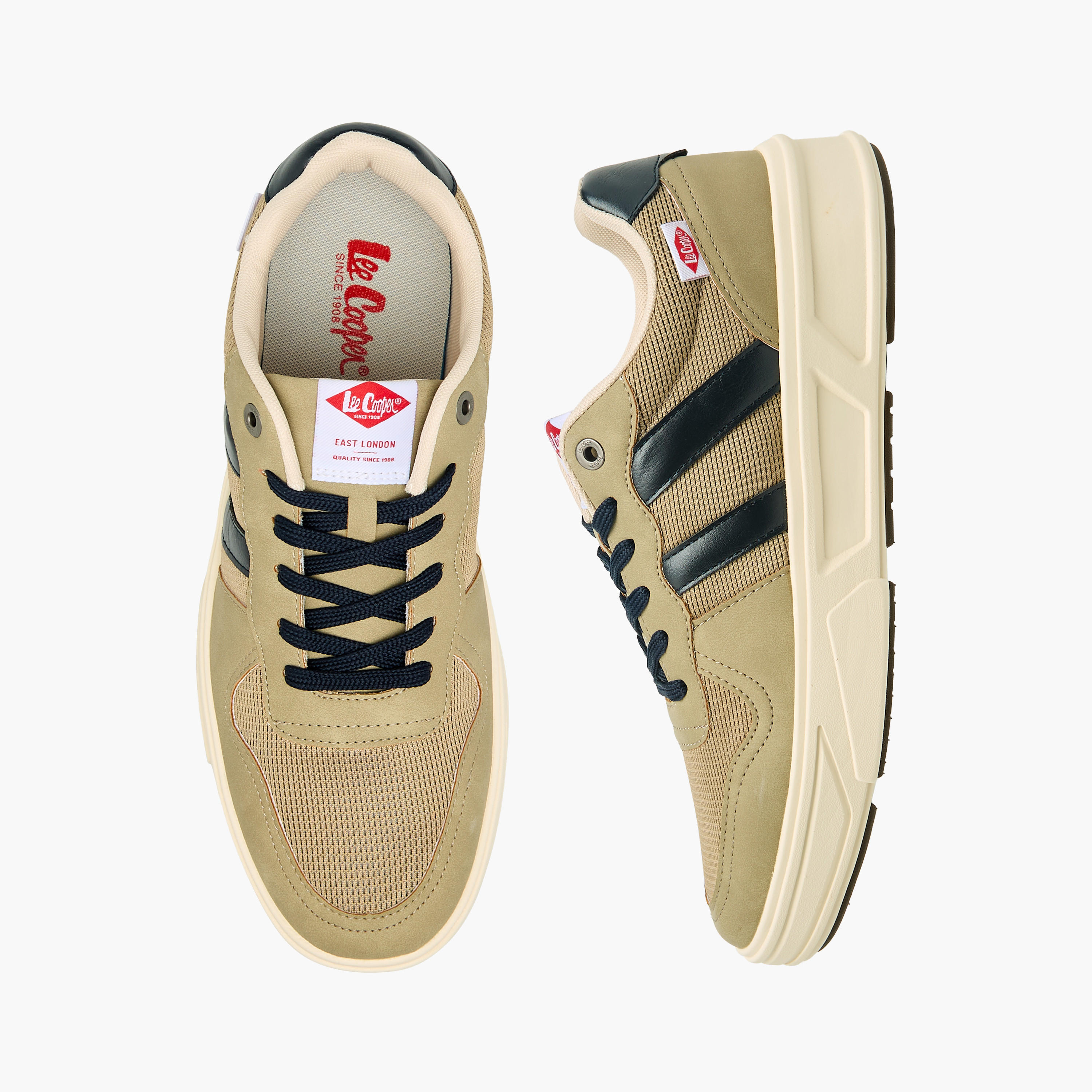 Lee Cooper Men Ortholite Lace-Up Ankle Sneakers-men-shoes-sneakers-image-1