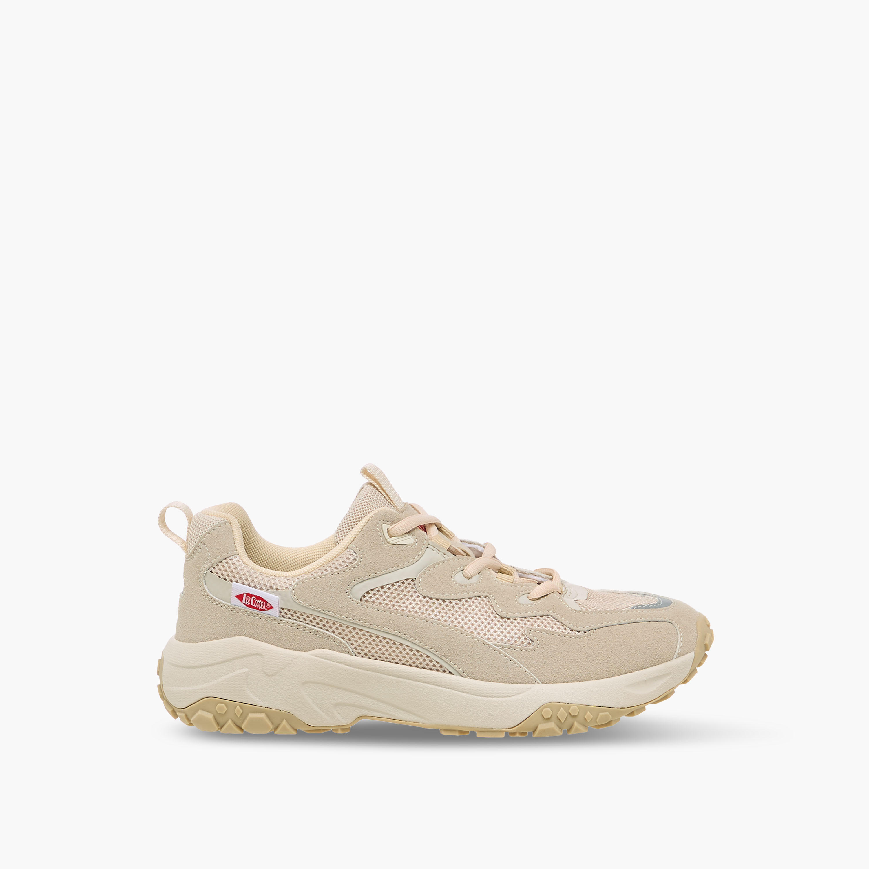 Lee Cooper Women Panelled Lace-Up Ankle Sneakers-women-shoes-sneakers-image-4