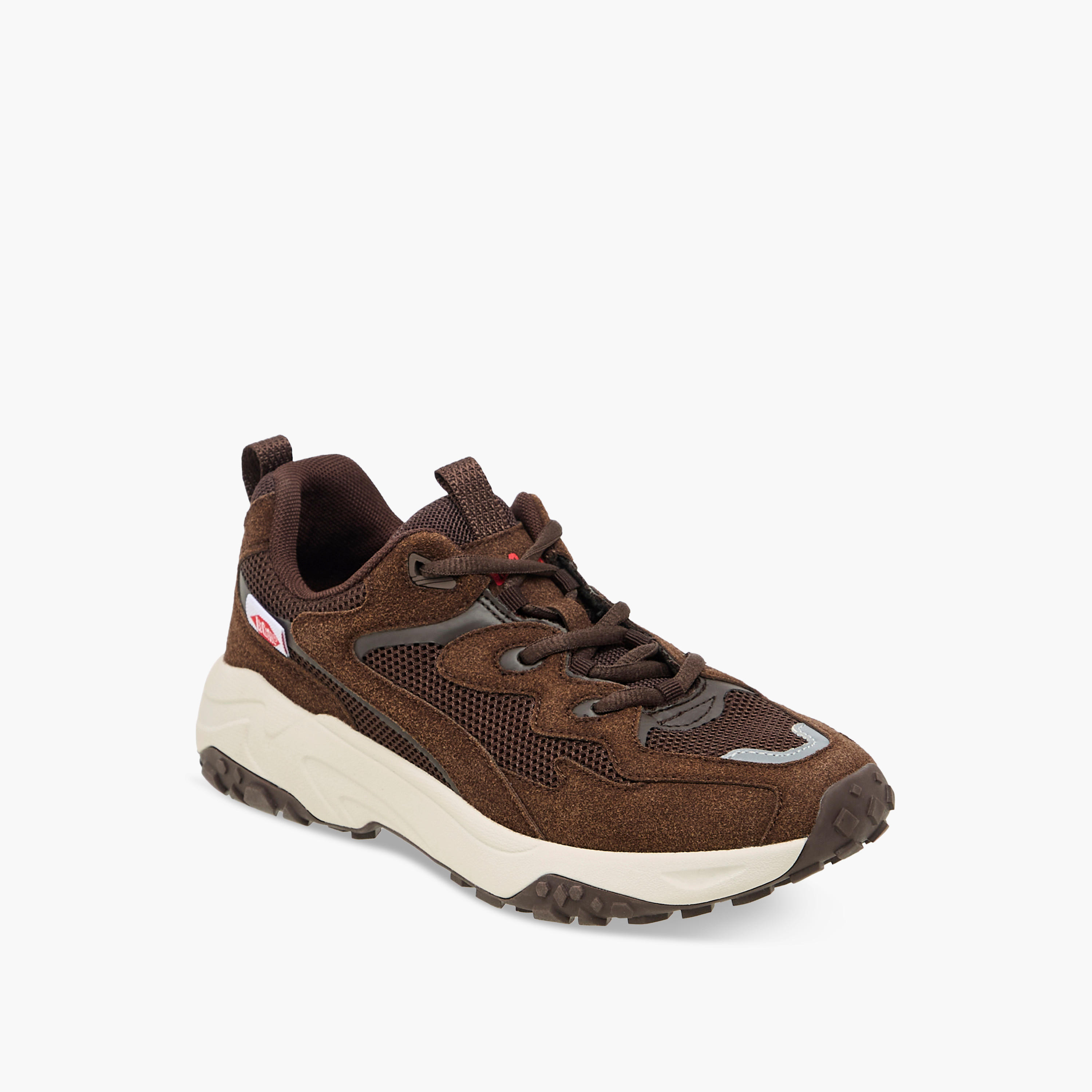Lee Cooper Women Panelled Lace-Up Ankle Sneakers-women-shoes-sneakers-image-2
