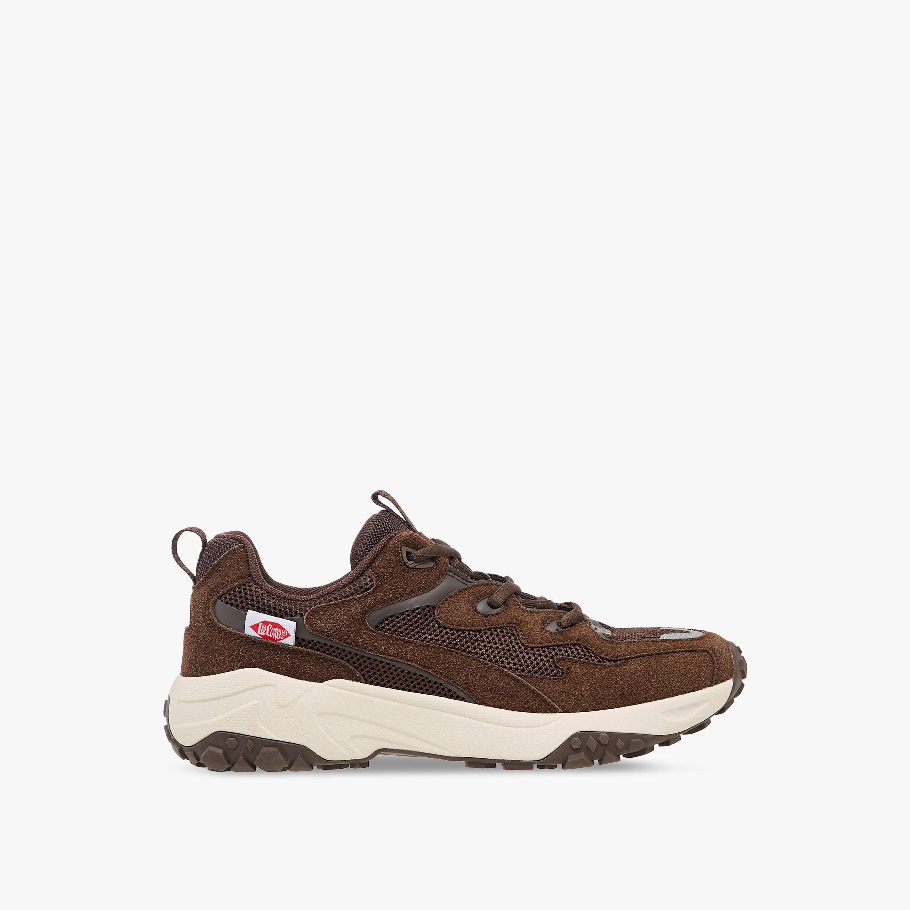 Lee Cooper Women Panelled Lace-Up Ankle Sneakers-women-shoes-sneakers-image-3