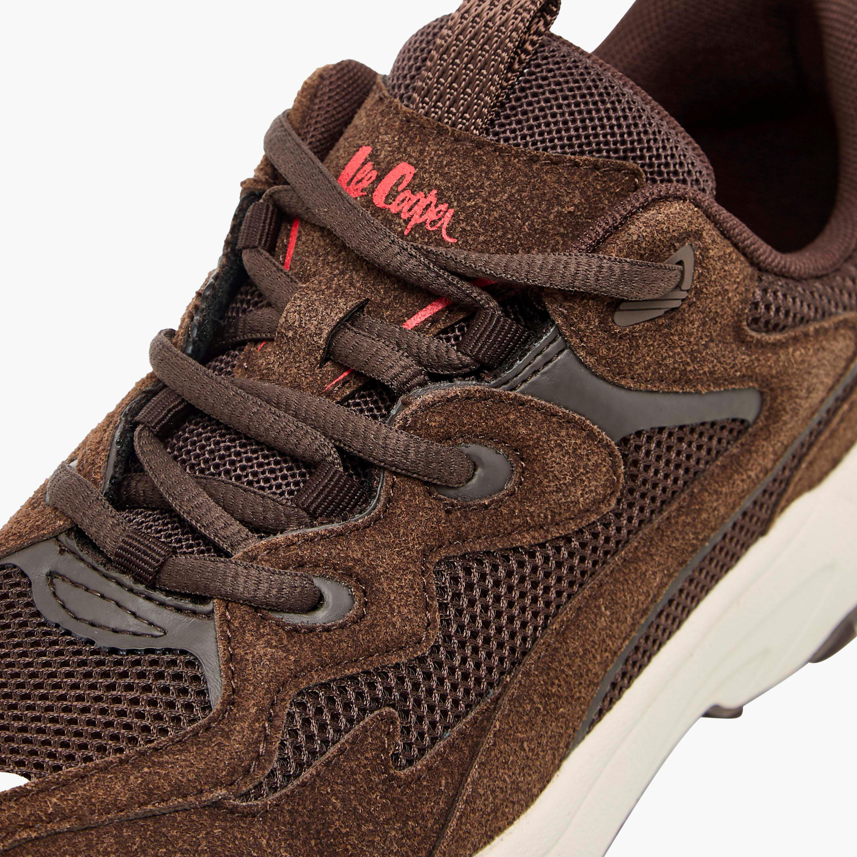 Lee Cooper Women Panelled Lace-Up Ankle Sneakers-women-shoes-sneakers-image-4