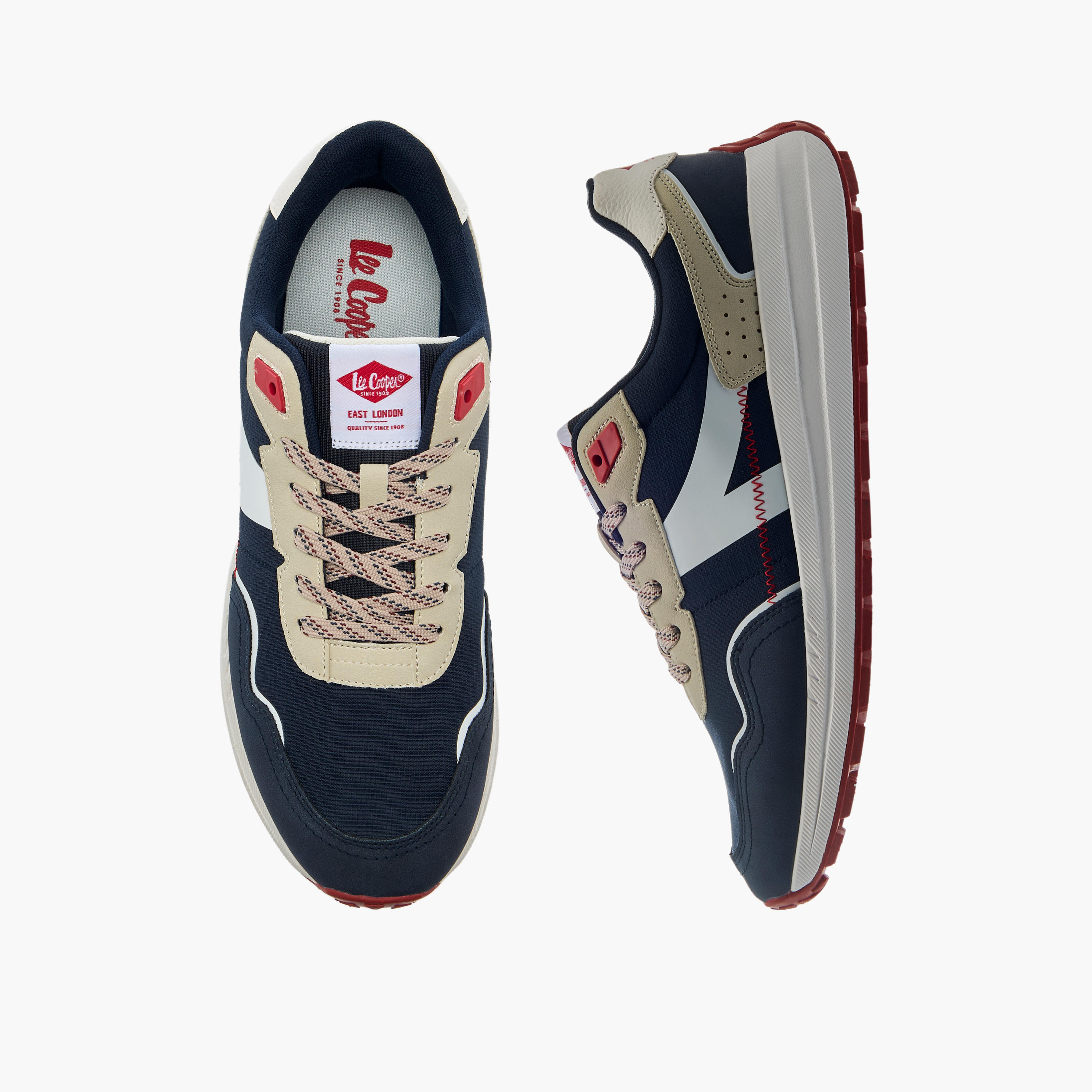 Lee Cooper Men Lace-Up Ankle Sneakers-men-shoes-sneakers-image-1