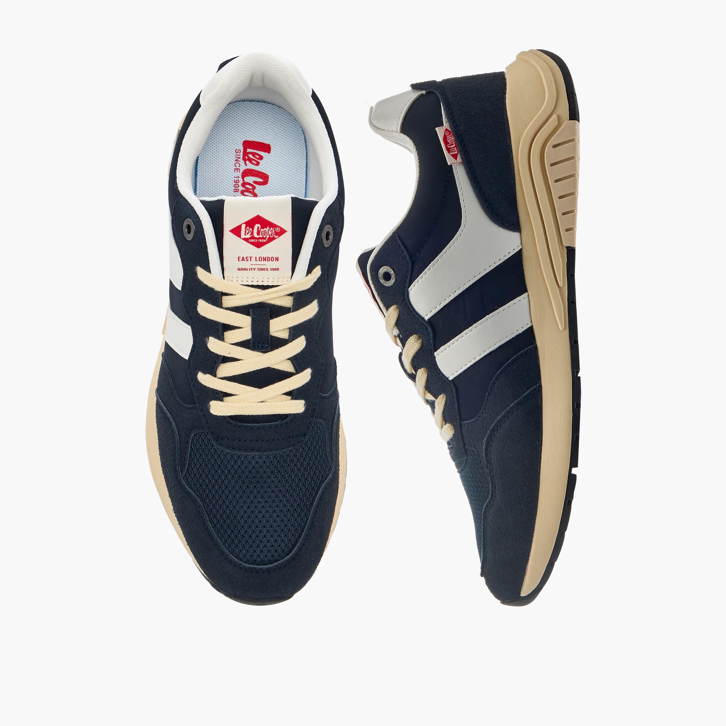Lee Cooper Men Lace-Up Ankle Sneakers-men-shoes-sneakers-image-1