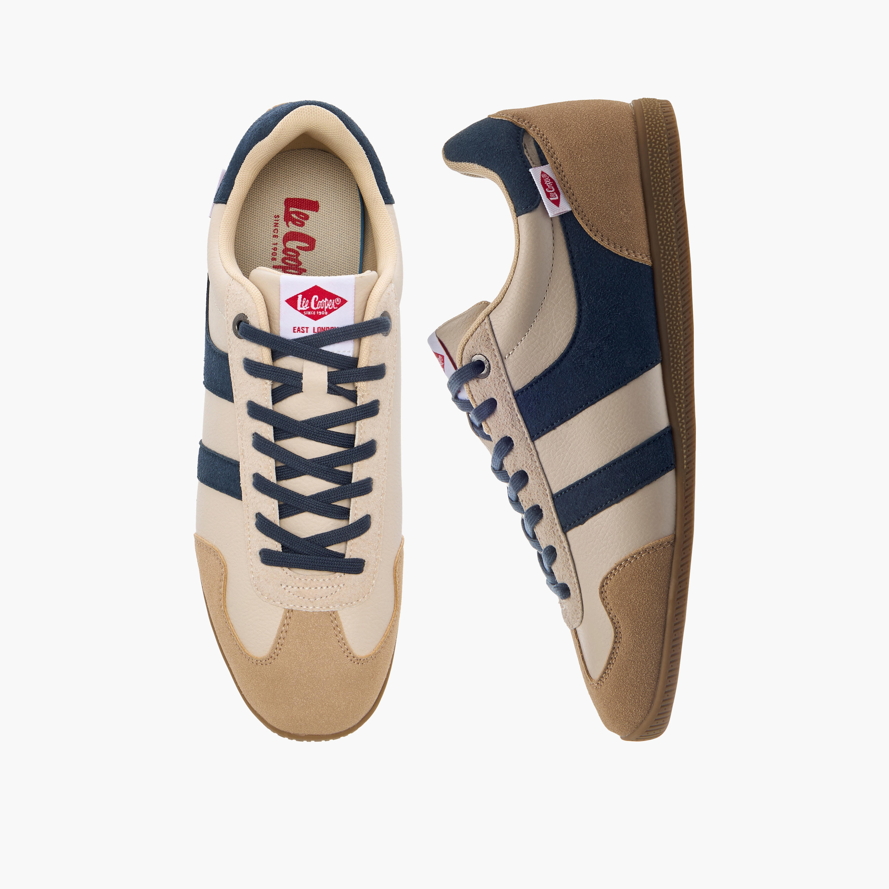 Lee Cooper Men Lace-Up Ankle Sneakers-men-shoes-sneakers-image-1