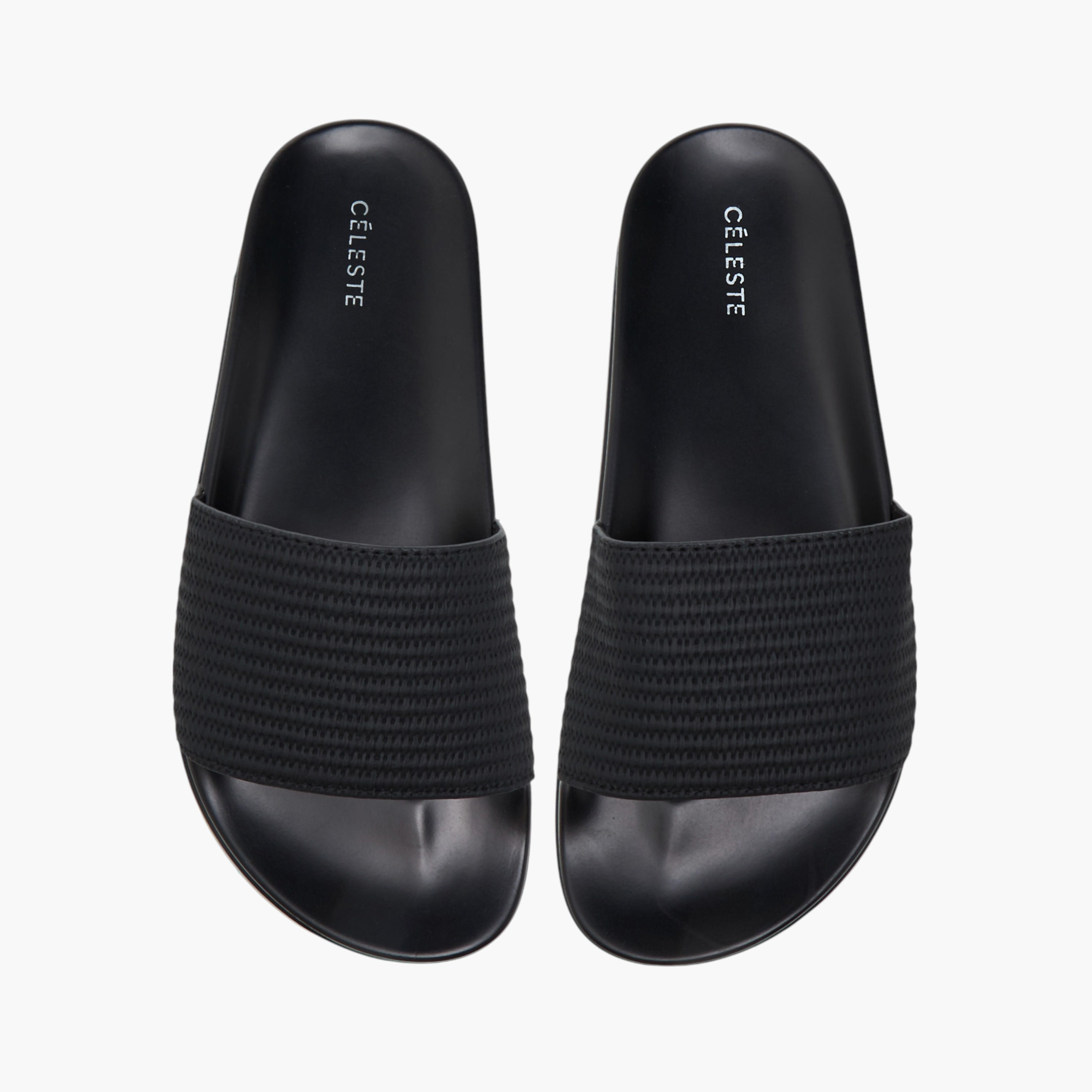 Celeste Women's Textured  Slip-On Slides-women-shoes-flipflopsandslides-image-1