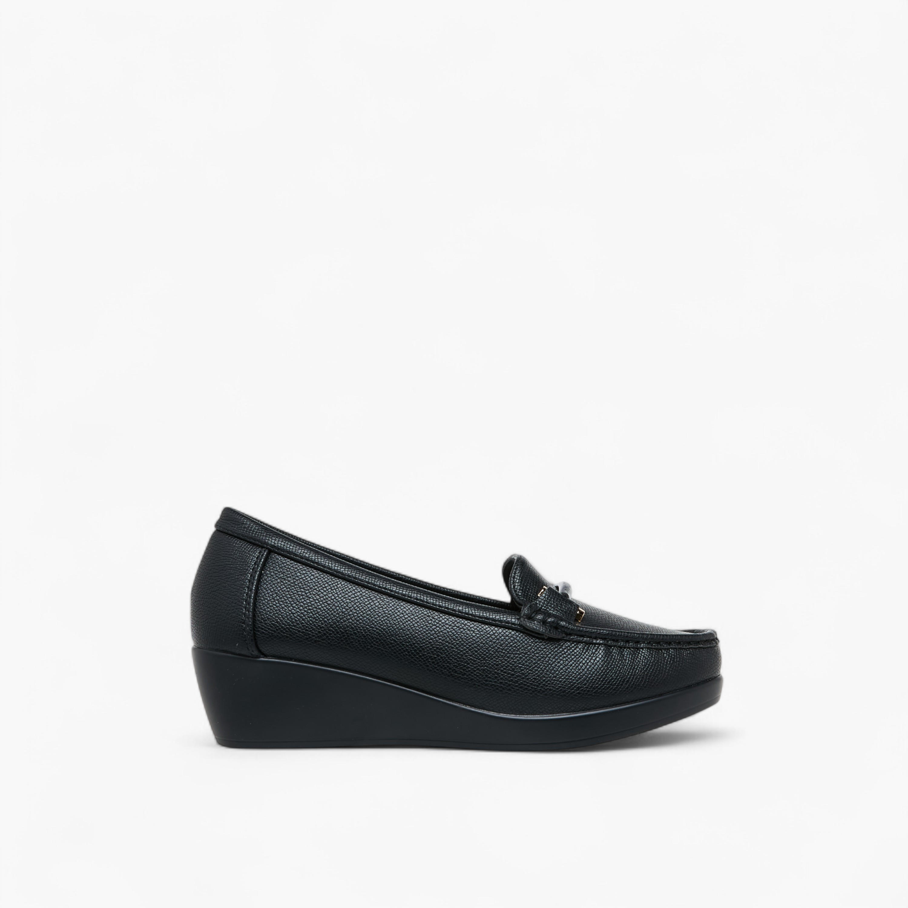 Le Confort Solid Slip-On Loafers with Wedge Heels-women-shoes-loafersandmoccasins-image-3