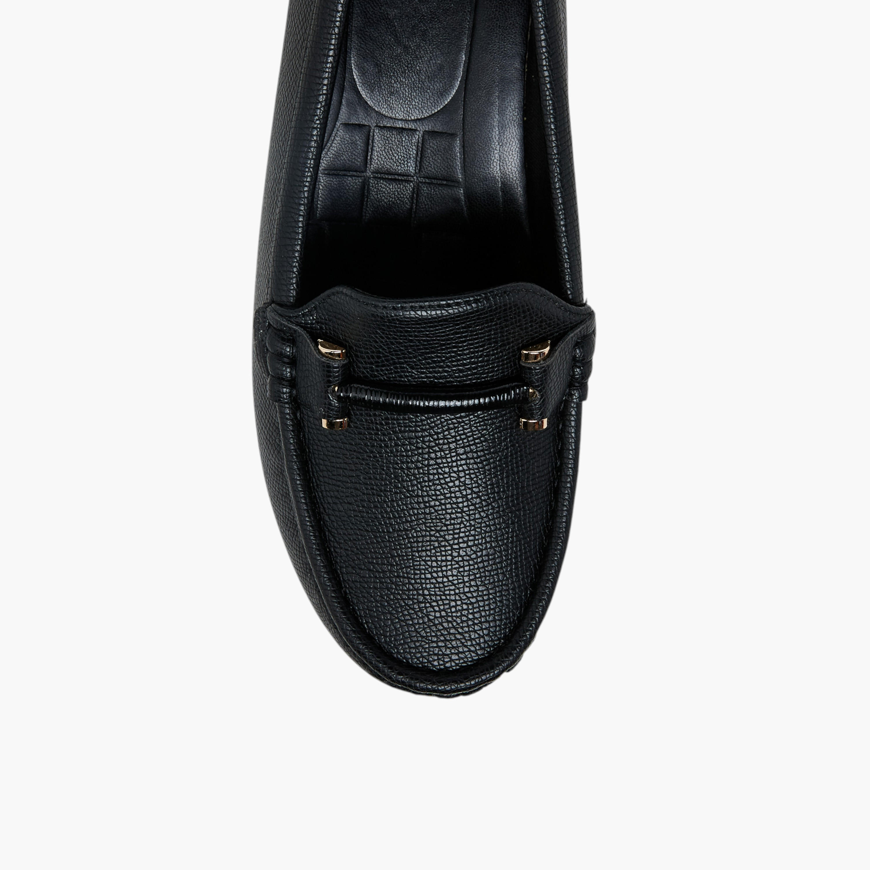 Le Confort Solid Slip-On Loafers with Wedge Heels-women-shoes-loafersandmoccasins-image-4