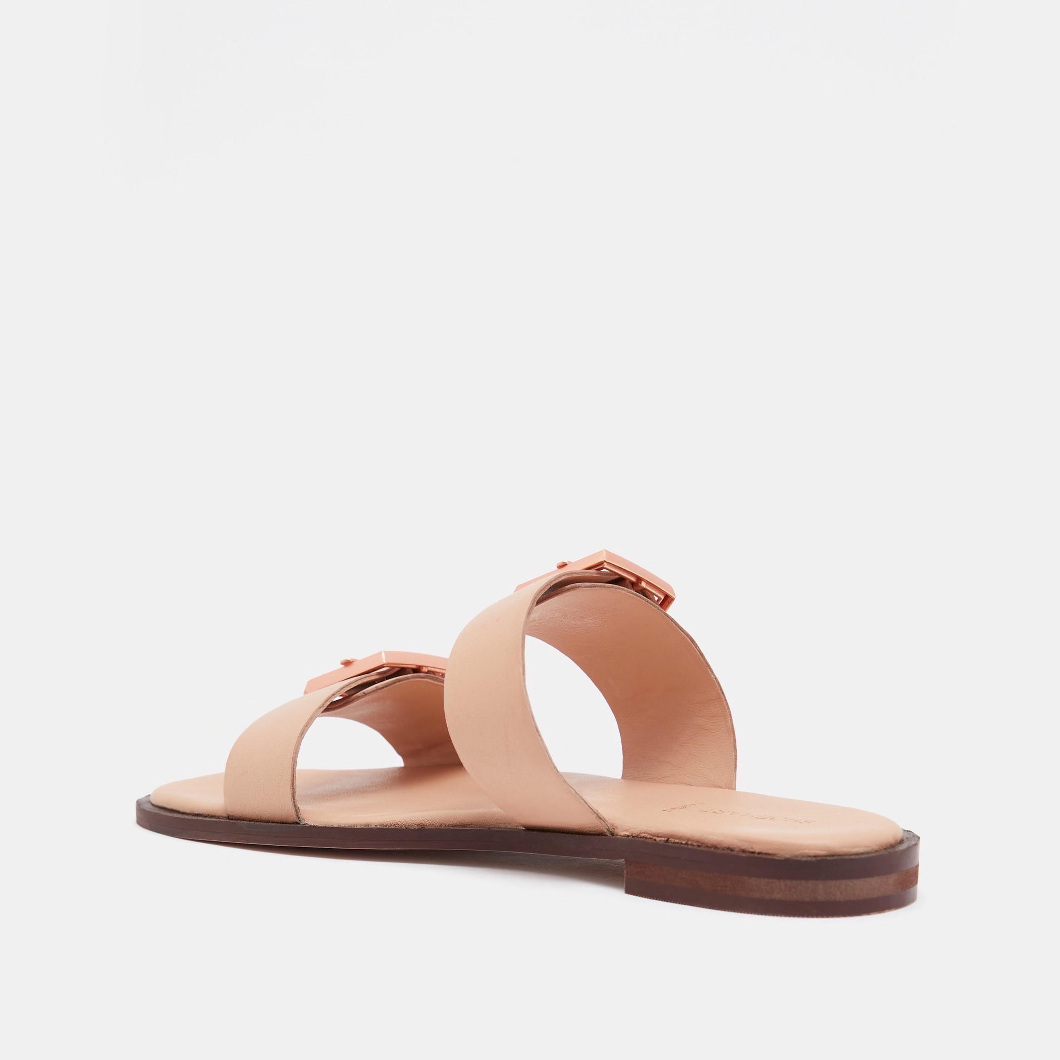 صندل شبشب سهل الارتداء بتزيينات إبزيم-women-shoes-flats-sandals-image-15