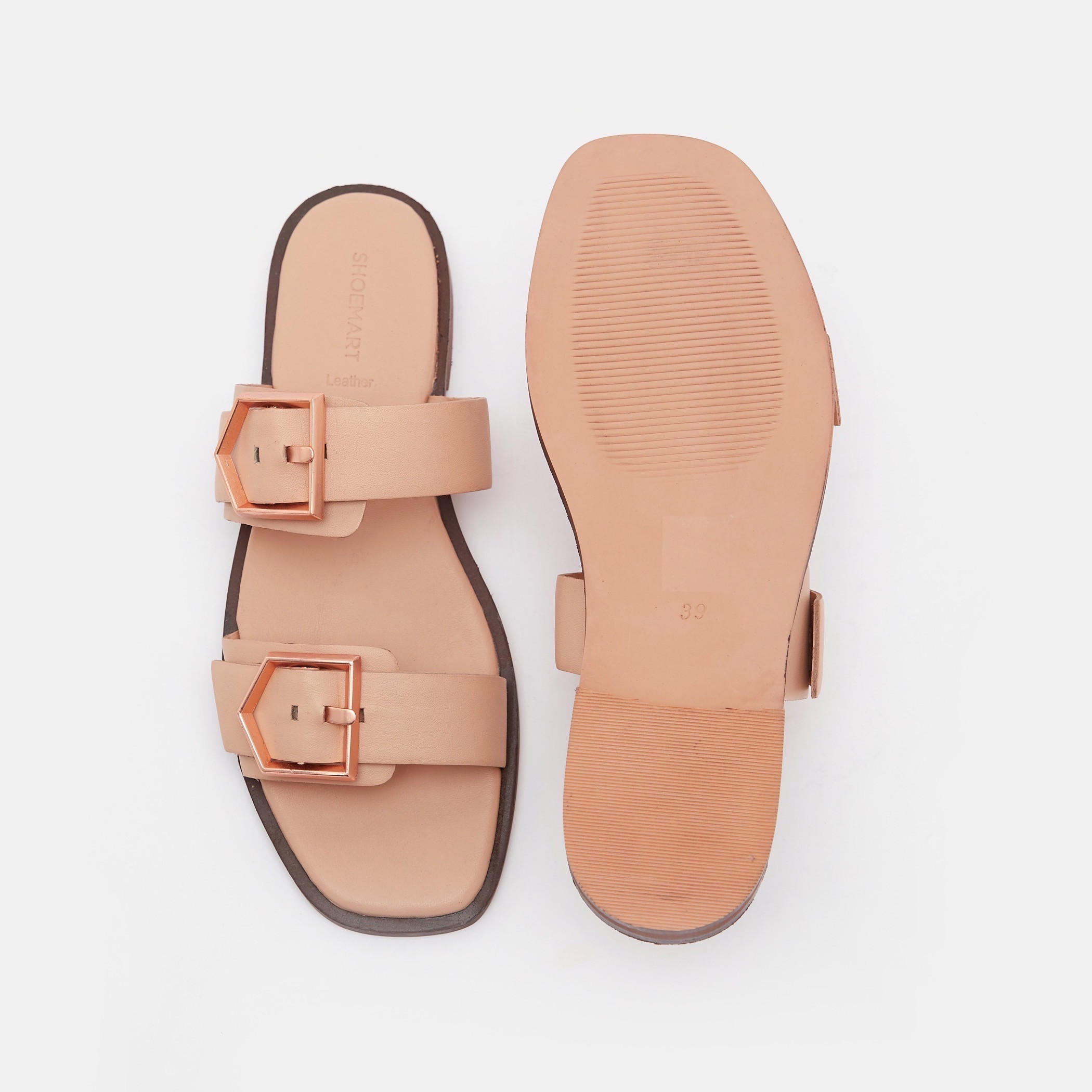 صندل شبشب سهل الارتداء بتزيينات إبزيم-women-shoes-flats-sandals-image-5