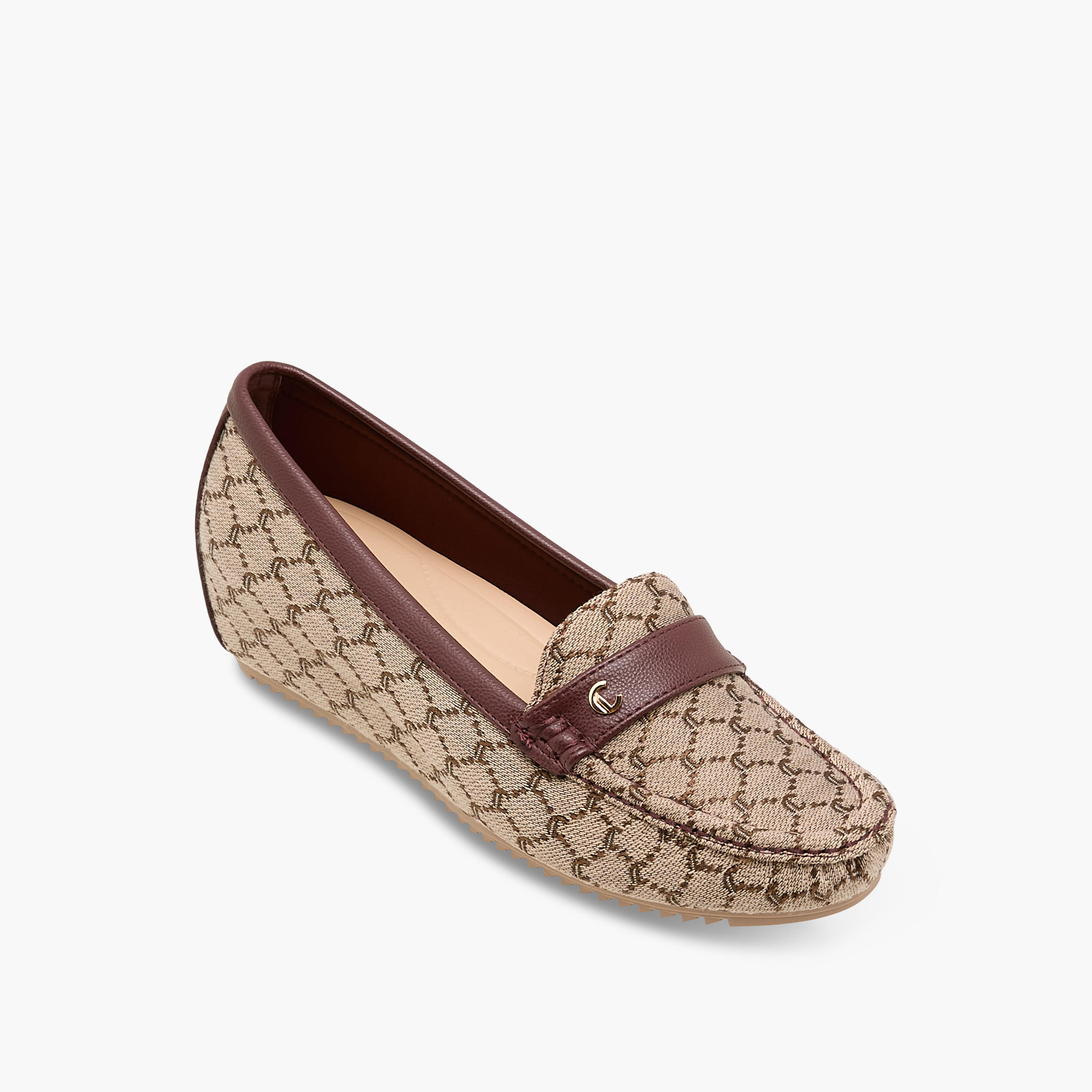 Le Confort Women Jacquard Textured Loafers-women-shoes-loafersandmoccasins-image-2