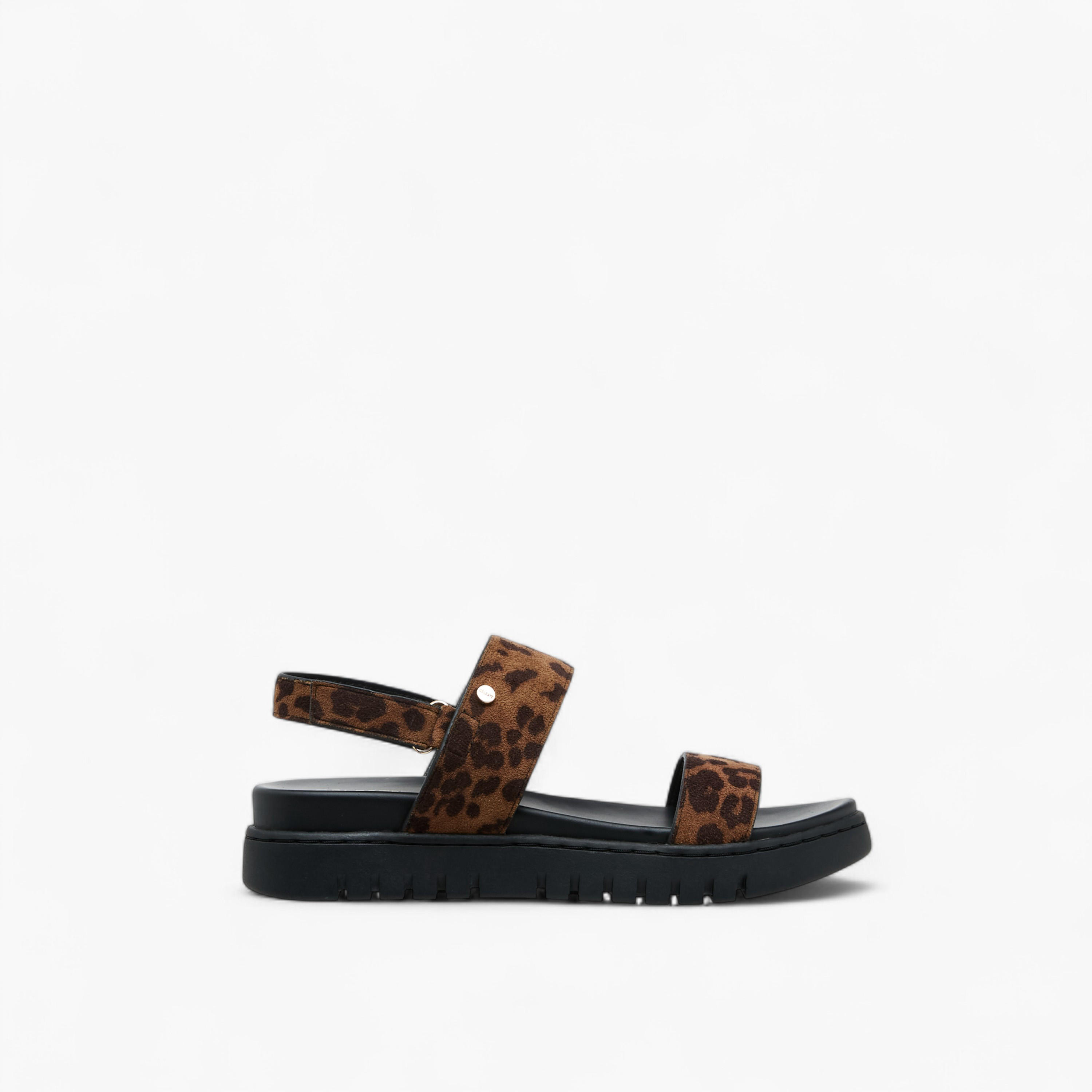 Celeste Women's Animal Print Sandals with Hook and Loop Closure-women-shoes-sandals-heeled-image-2