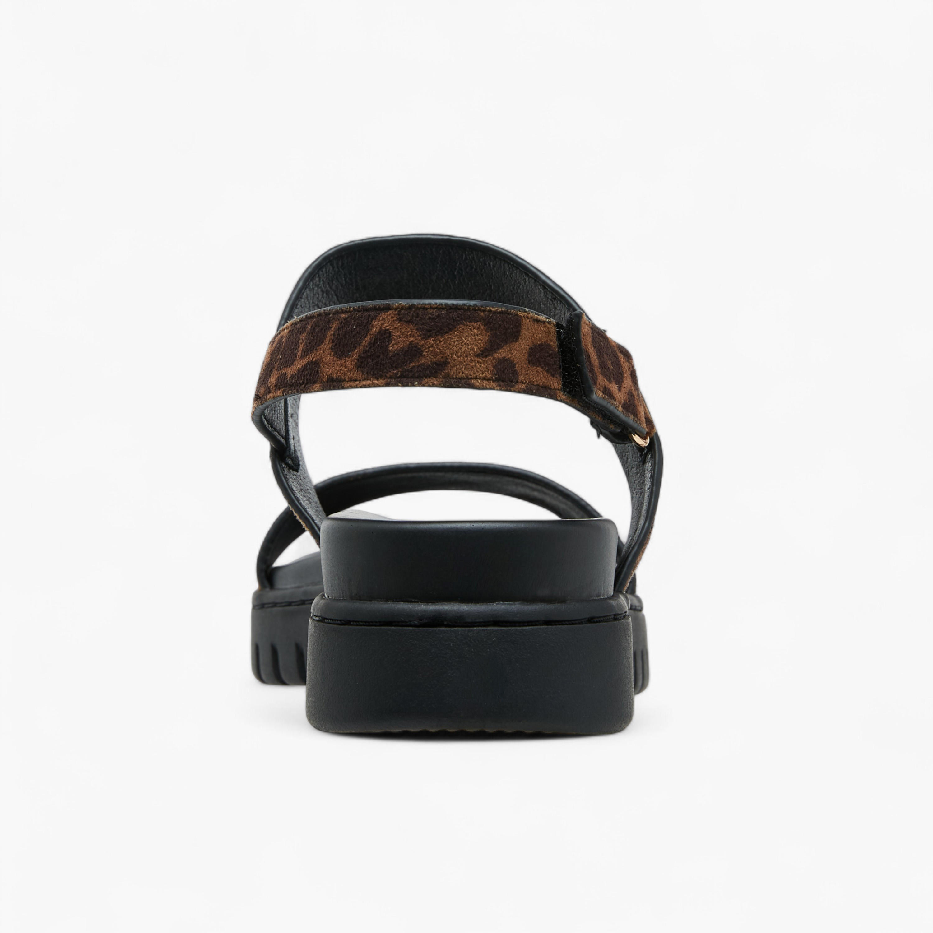 Celeste Women's Animal Print Sandals with Hook and Loop Closure-women-shoes-sandals-heeled-image-4