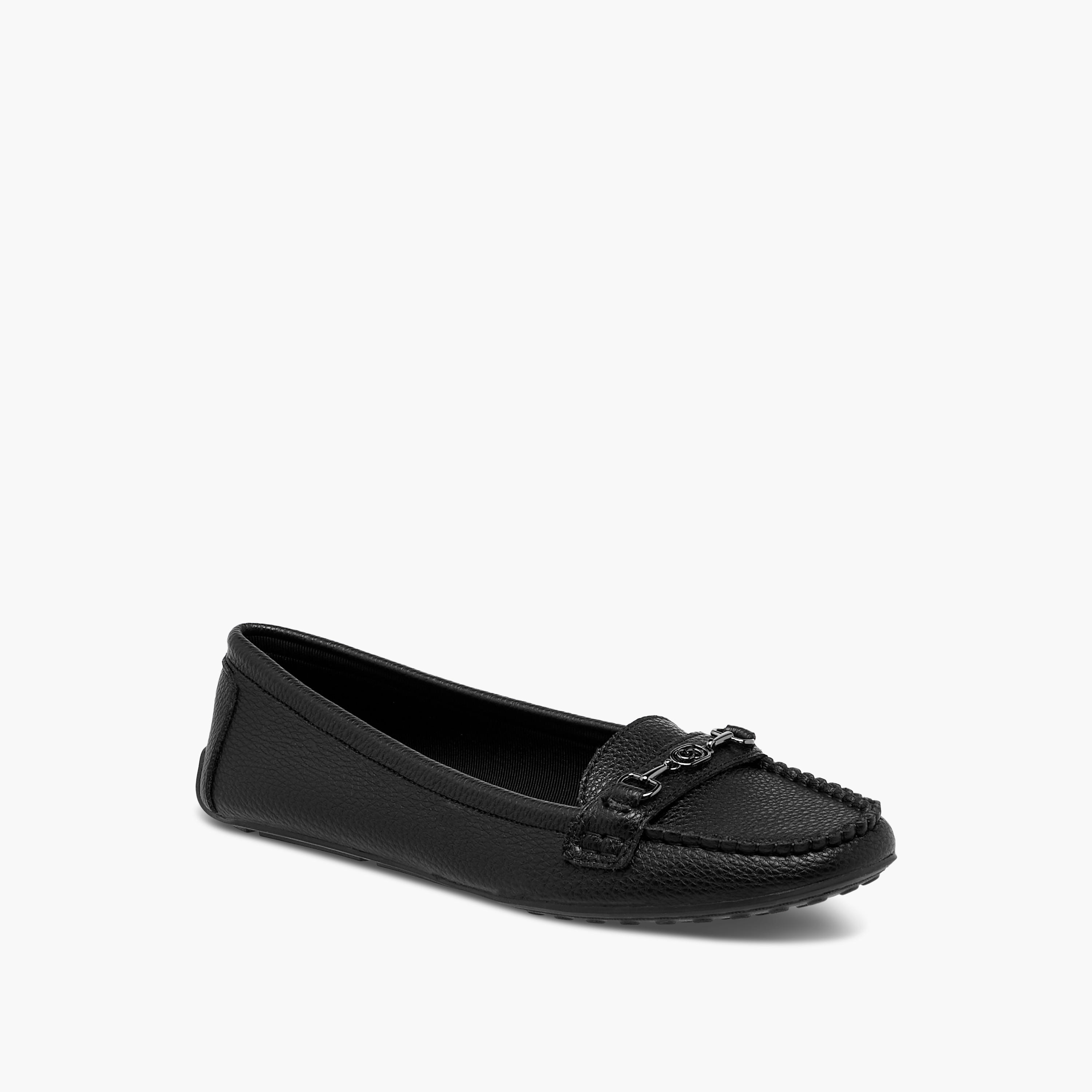 Celeste Women's Solid Metal Accent Slip-On Loafers-women-shoes-loafersandmoccasins-image-2