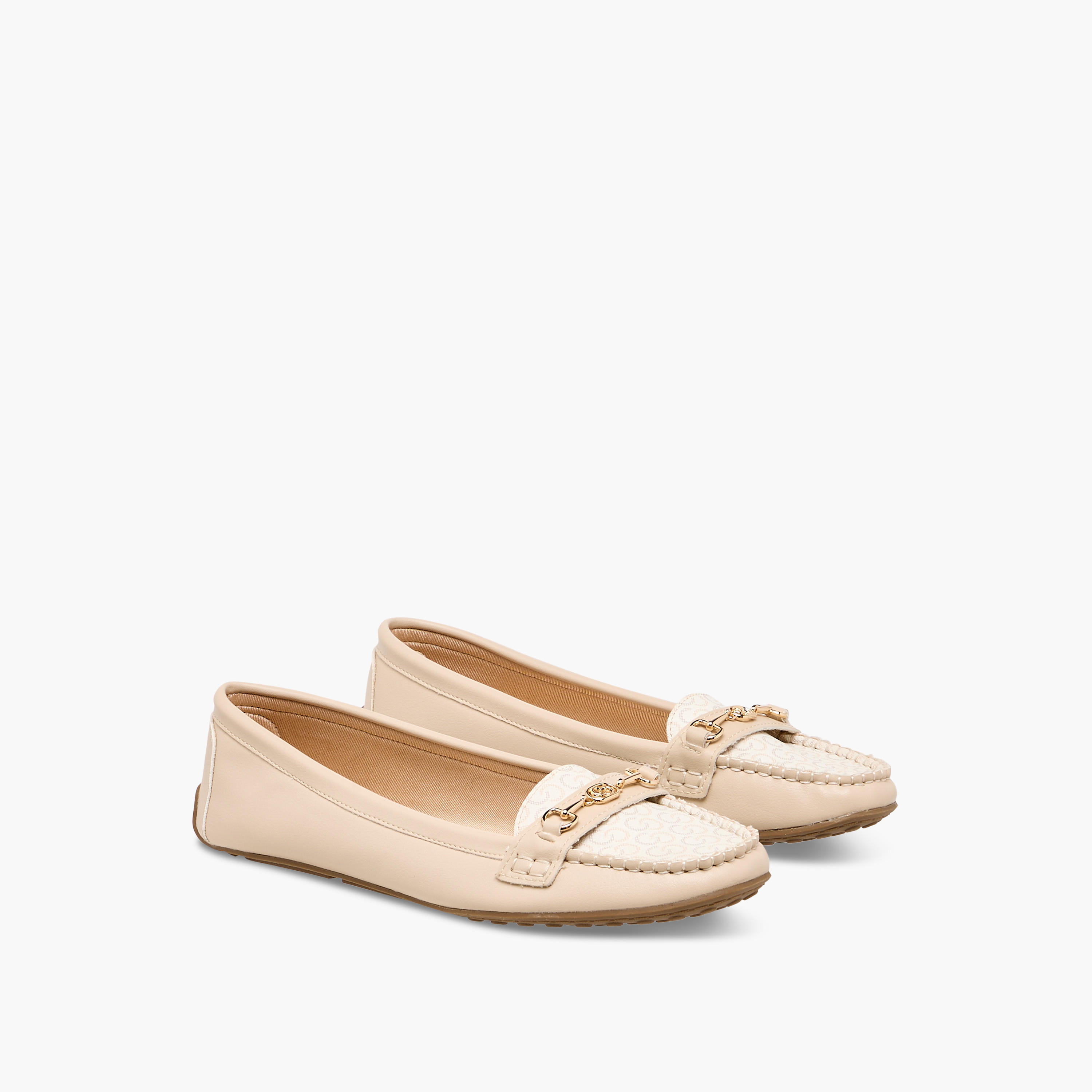 Celeste Women's Monogram Print Slip-On Loafers-women-shoes-loafersandmoccasins-image-1