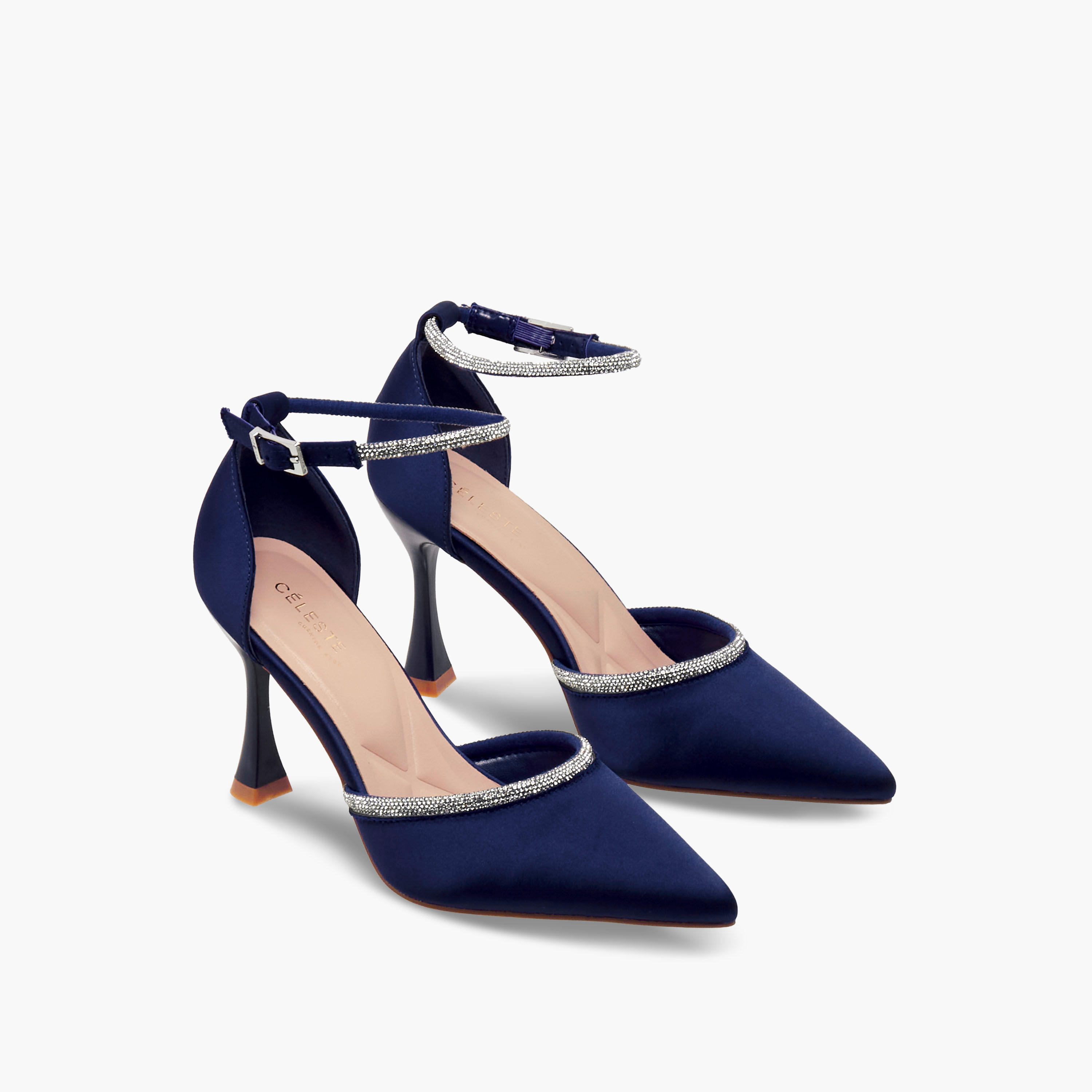 Celeste Women Embellished Flared Heel Shoes-women-shoes-heels-image-1