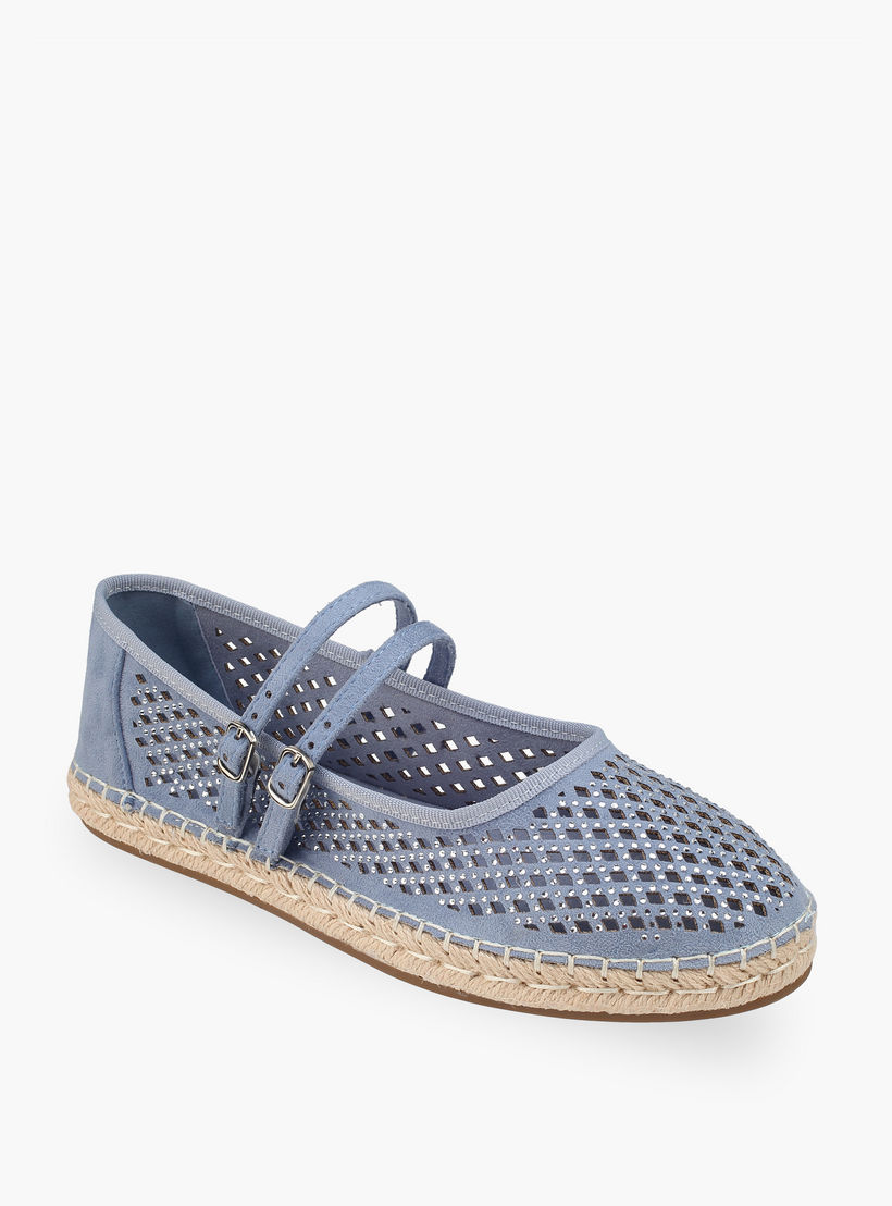 Peppermint Women Embellished Espadrilles Mary Jane Shoes-women-shoes-flats-ballerinas-image-2