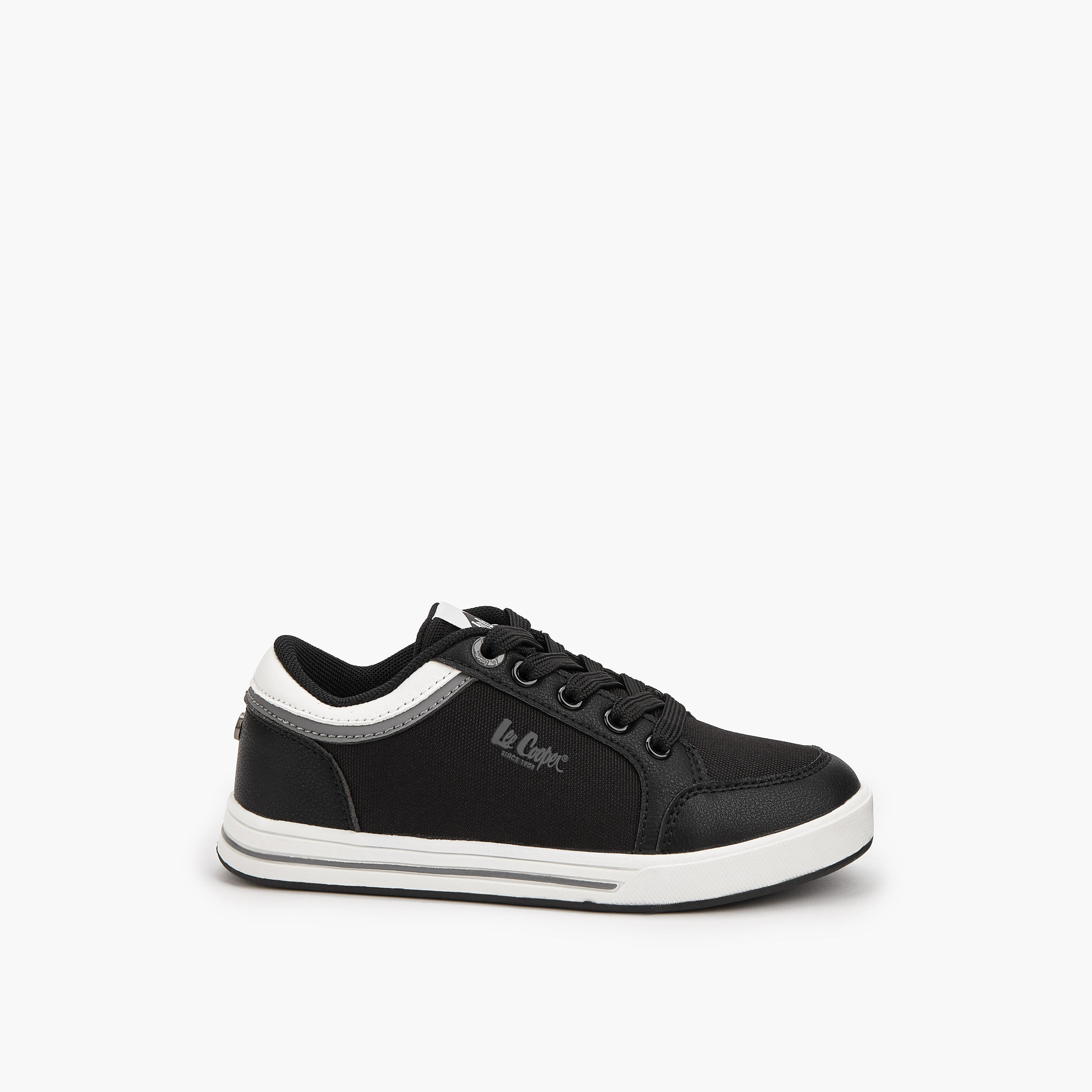 Lee Cooper Kids' Panelled Lace-Up Sneakers-boys-shoes-sneakers-image-2