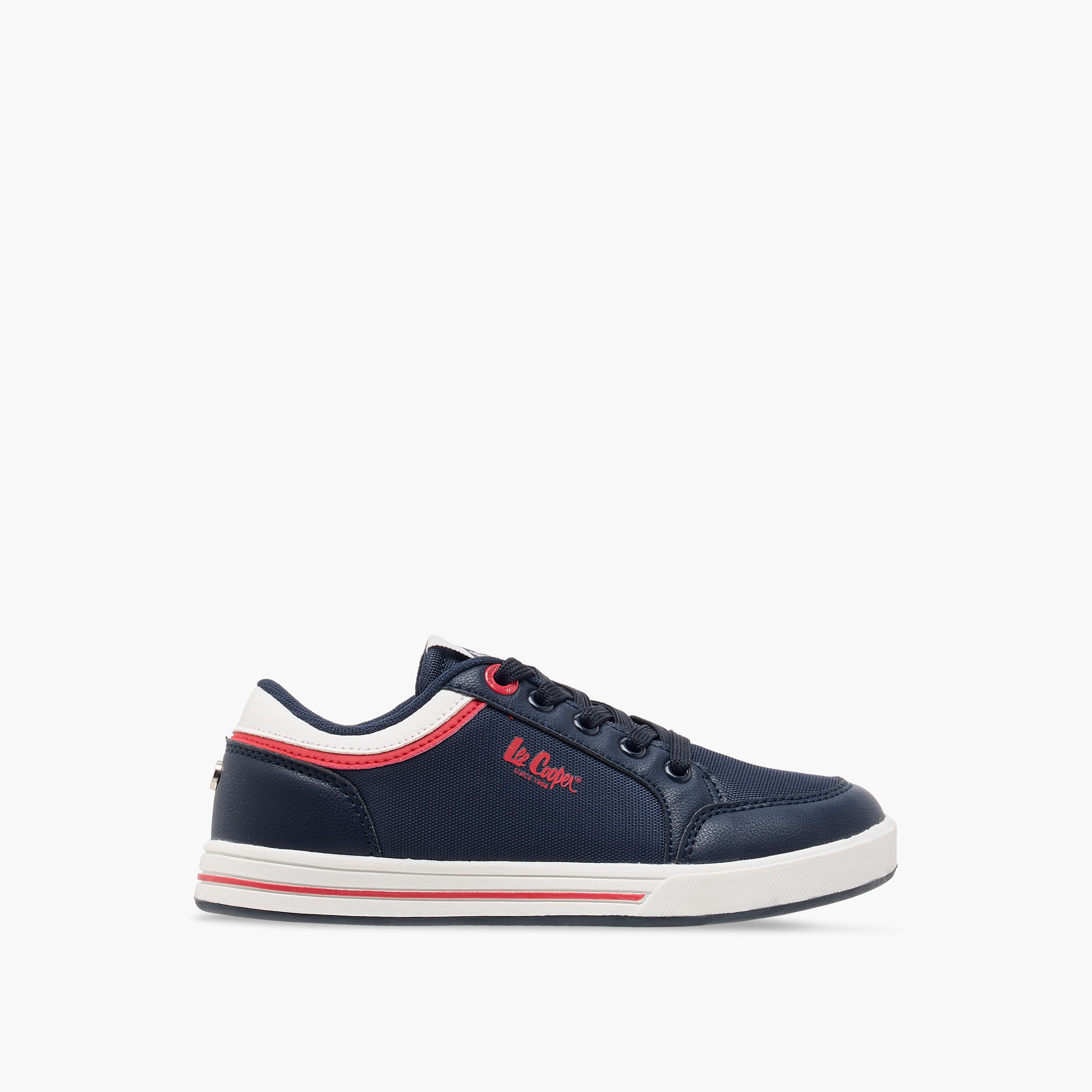 Lee Cooper Kids' Panelled Lace-Up Sneakers-boys-shoes-sneakers-image-3