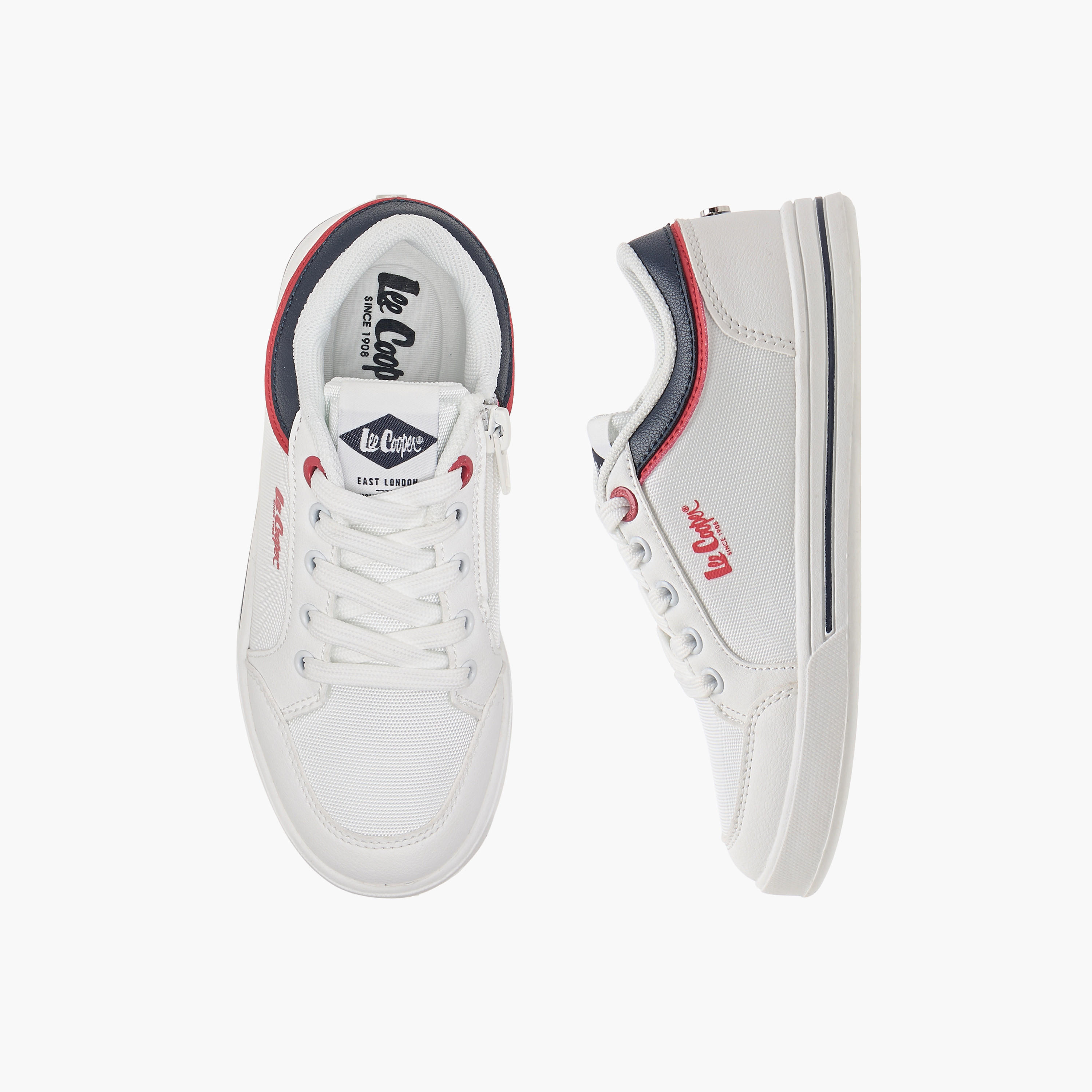 Lee Cooper Kids' Panelled Lace-Up Sneakers-boys-shoes-sneakers-image-1