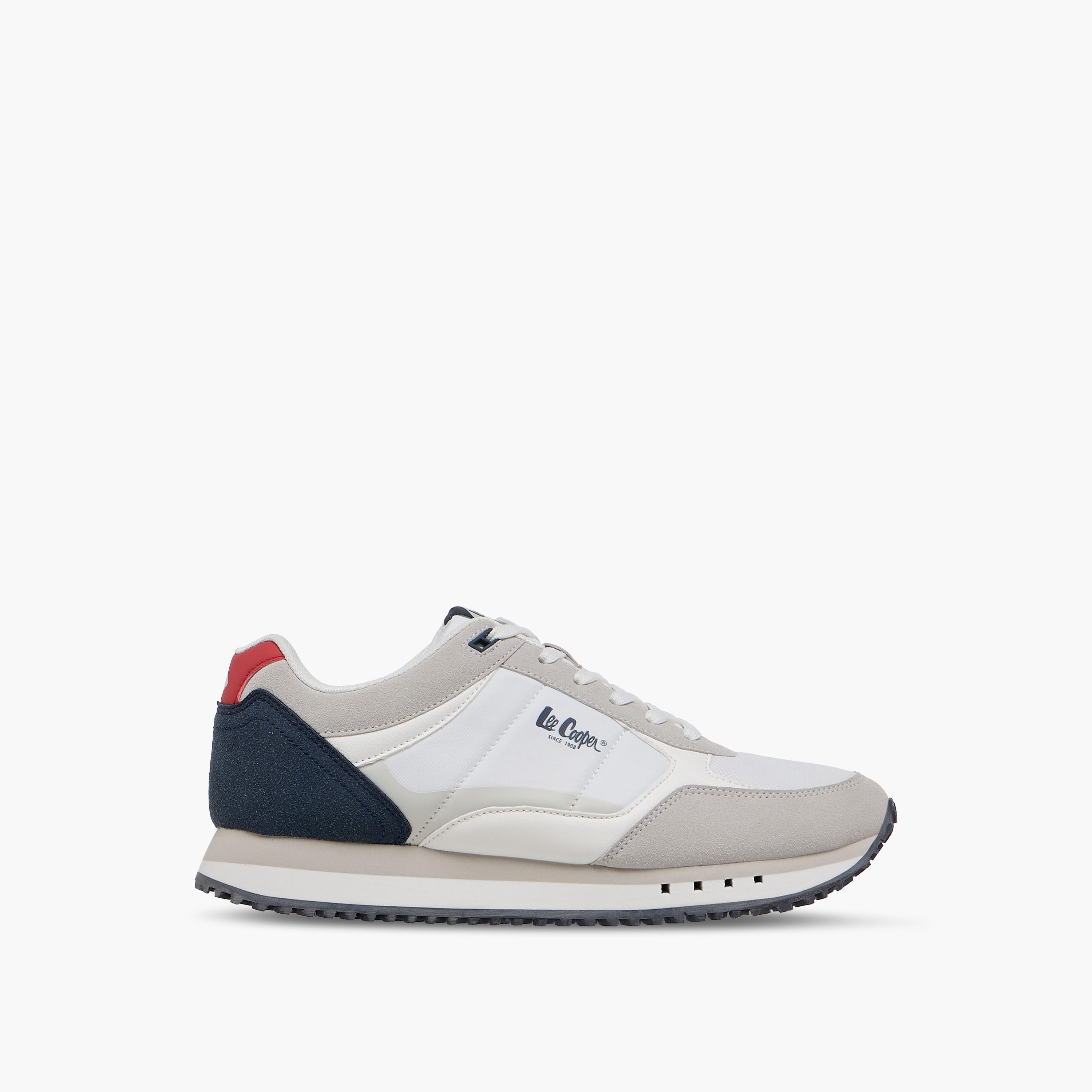 Lee Cooper Men's Panelled Lace-Up Sneakers-men-shoes-sneakers-image-4