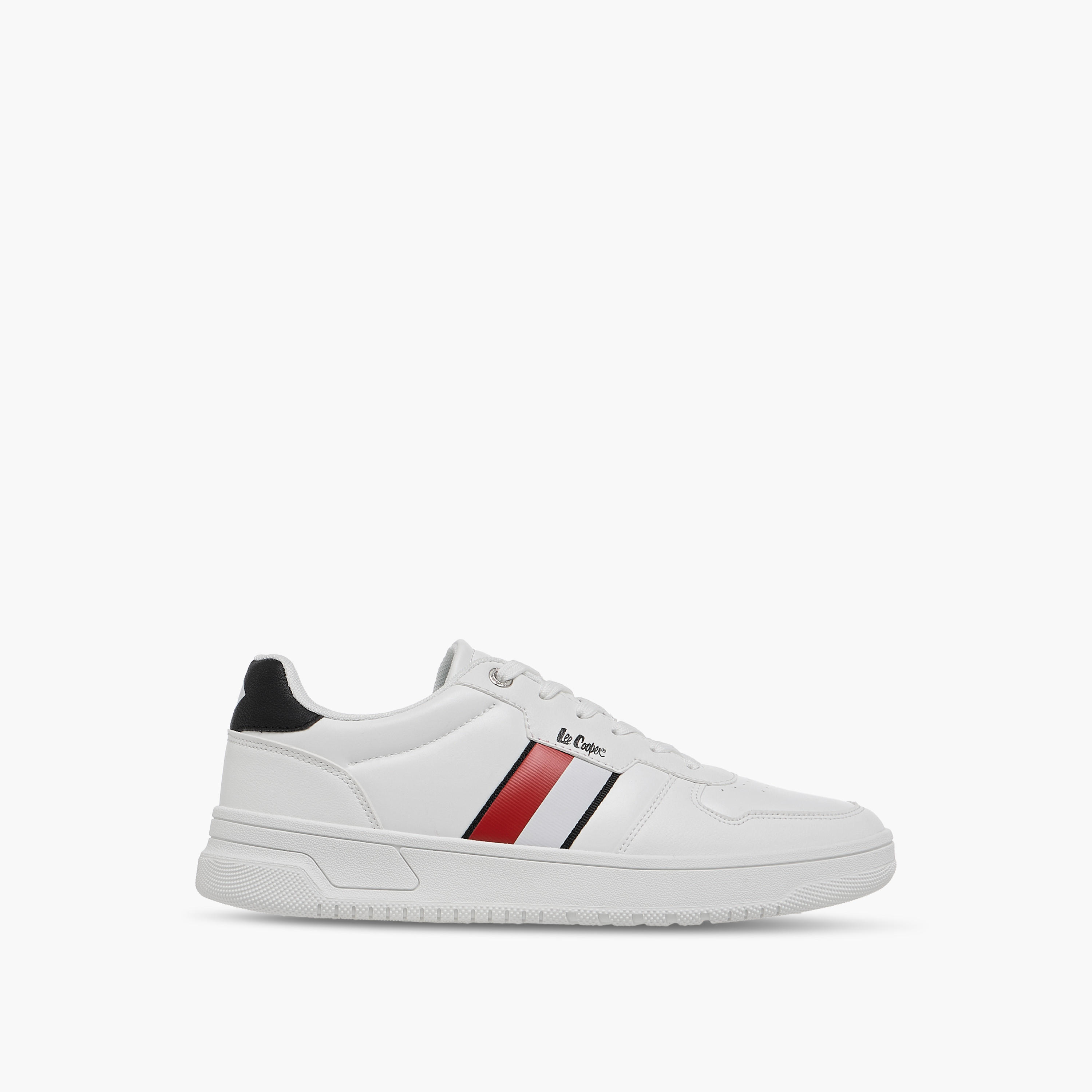 Lee Cooper Men's Panelled Sneakers with Lace-Up Closure-men-shoes-sneakers-image-3