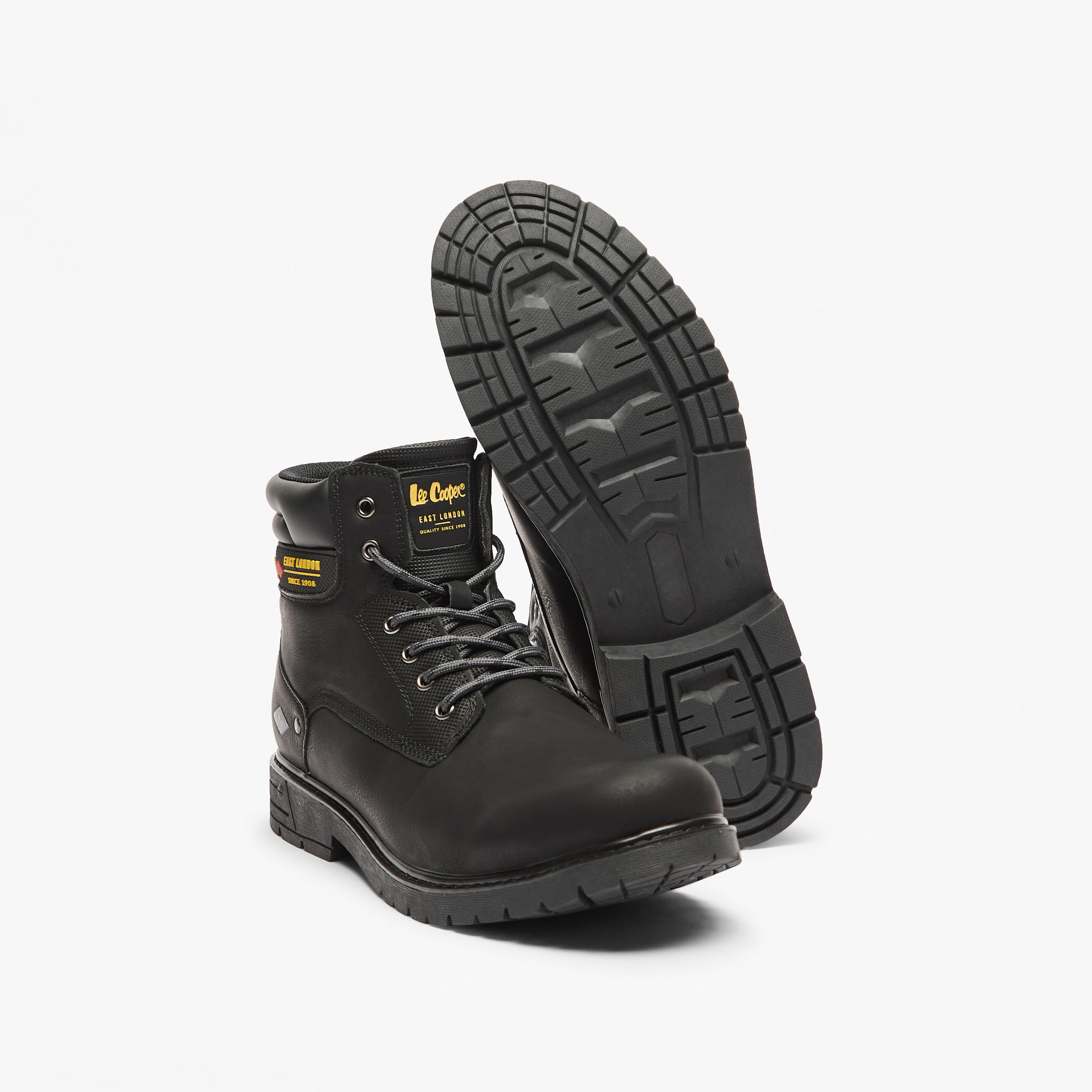 بوت تشوكا برباط إغلاق وتفاصيل شعار للرجال من لي كوبر-men-shoes-boots-image-9