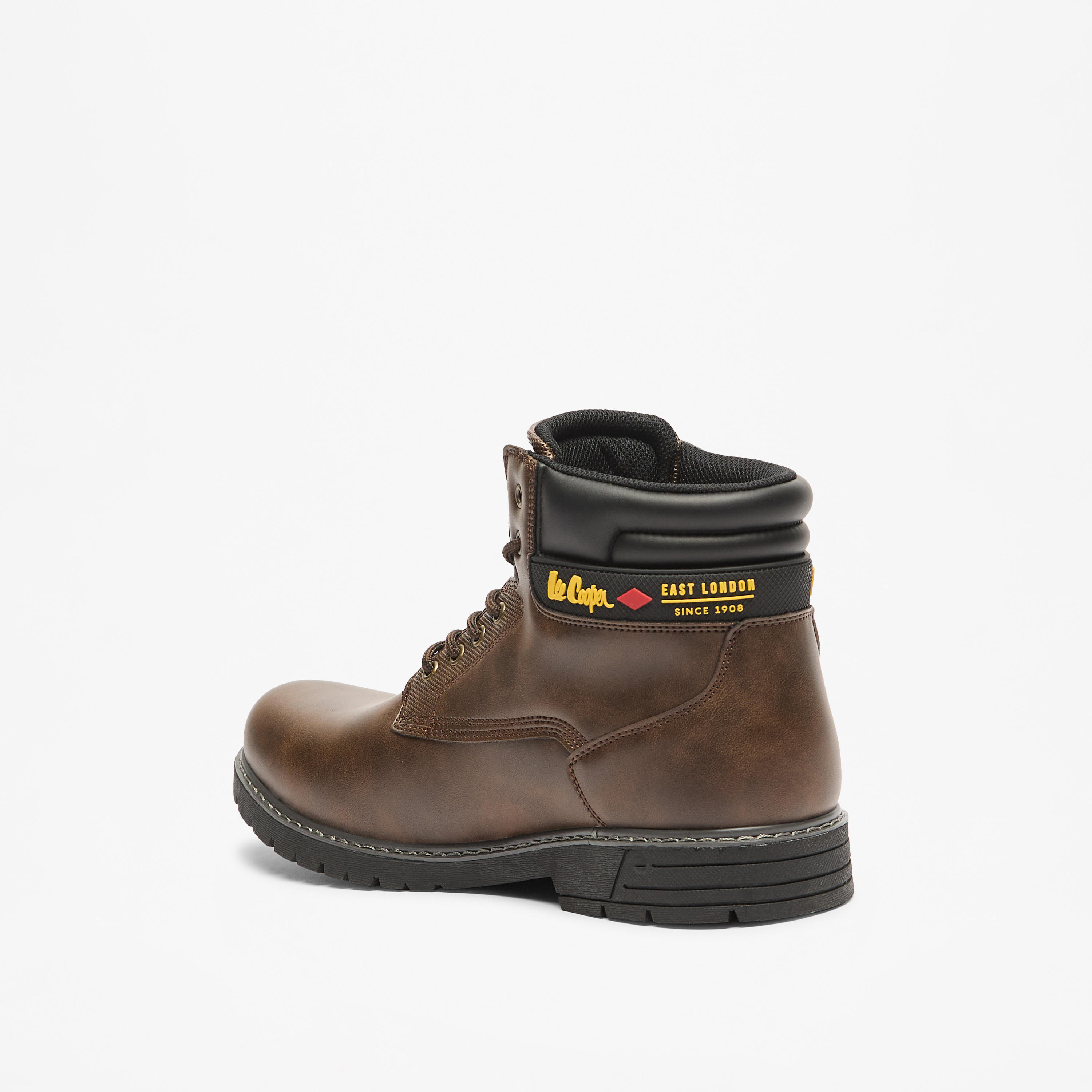 Lee Cooper Men's Logo Detail Chukka Boots with Lace-Up Closure-men-shoes-boots-image-2