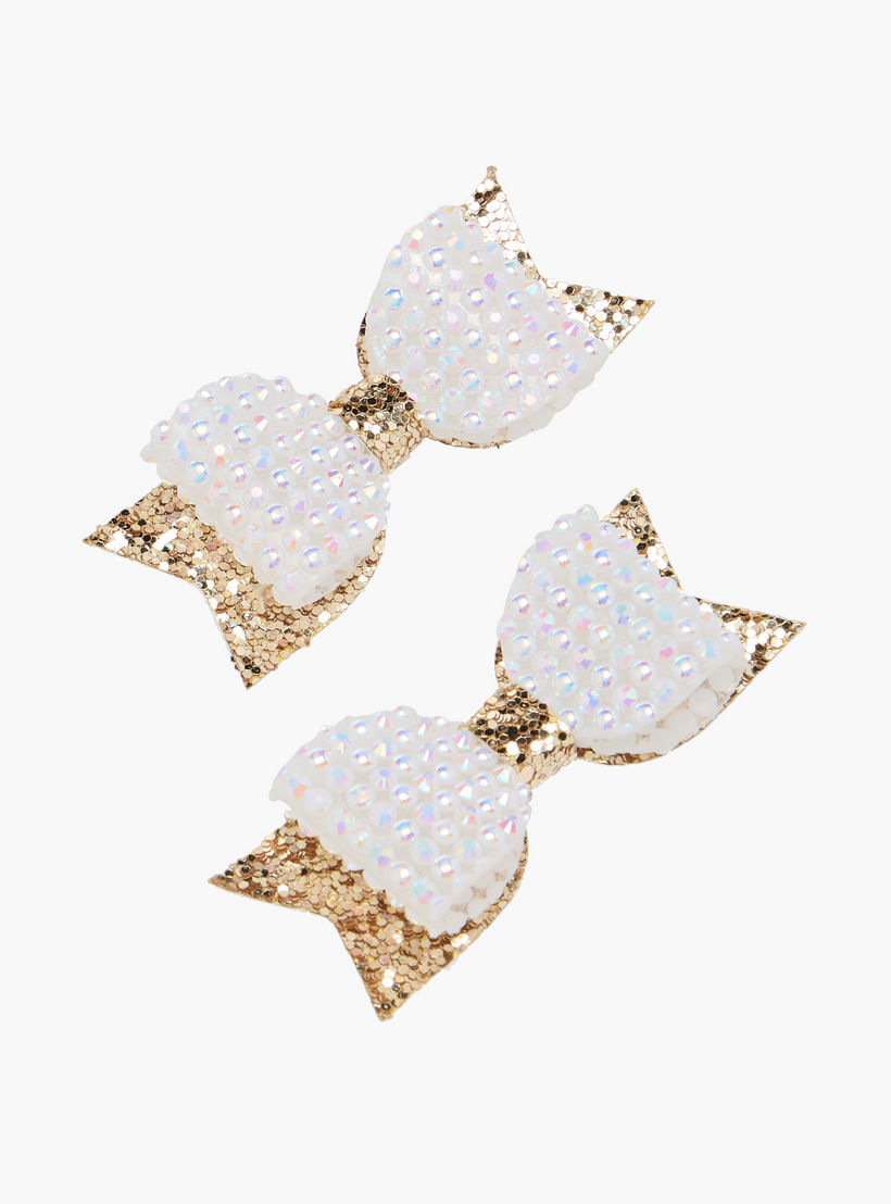 Flora Bella 3-Piece Bow Embellished Handbag and Hairclip Set-girls-accessories-bags-image-4