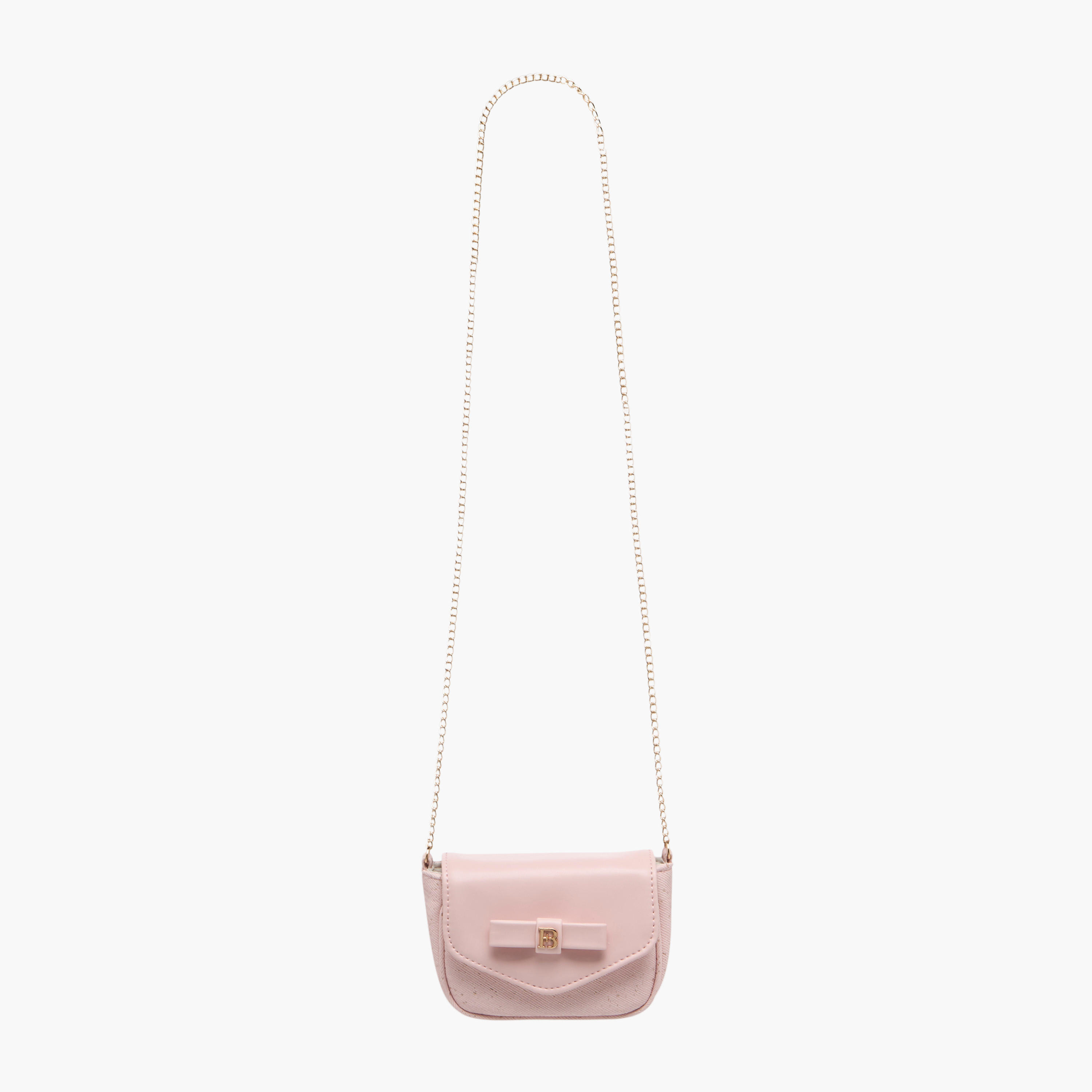 Flora Bella Bow Accent Crossbody Bag with Chain Strap and Flap Closure-girls-accessories-bags-image-2
