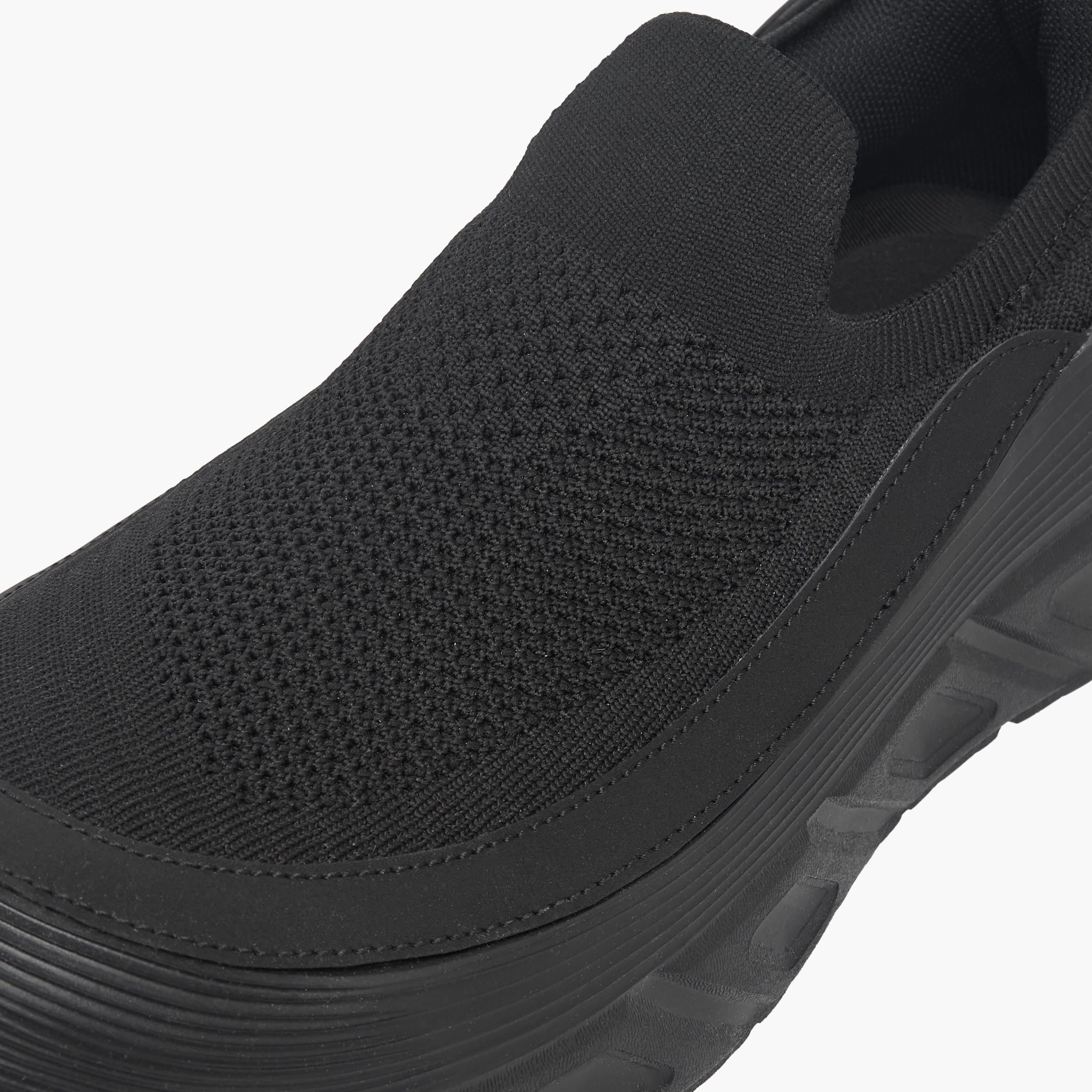 Lee Cooper Men's Pull Tab Detail Slip-On Sneakers-men-shoes-sneakers-image-4