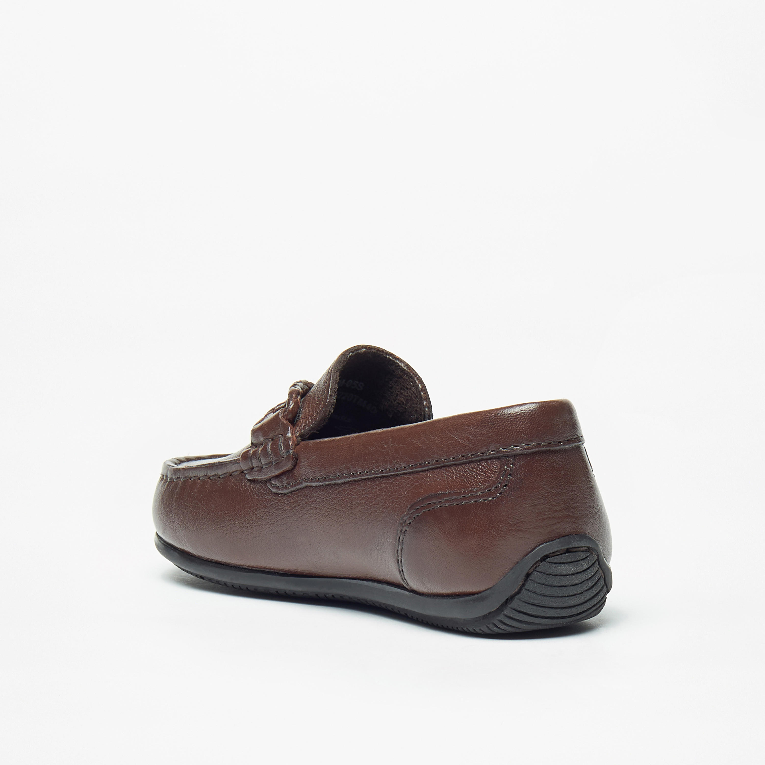 Mister Duchini Solid Slip-On Moccasins with Textured Trim-boys-shoes-loafers-image-2