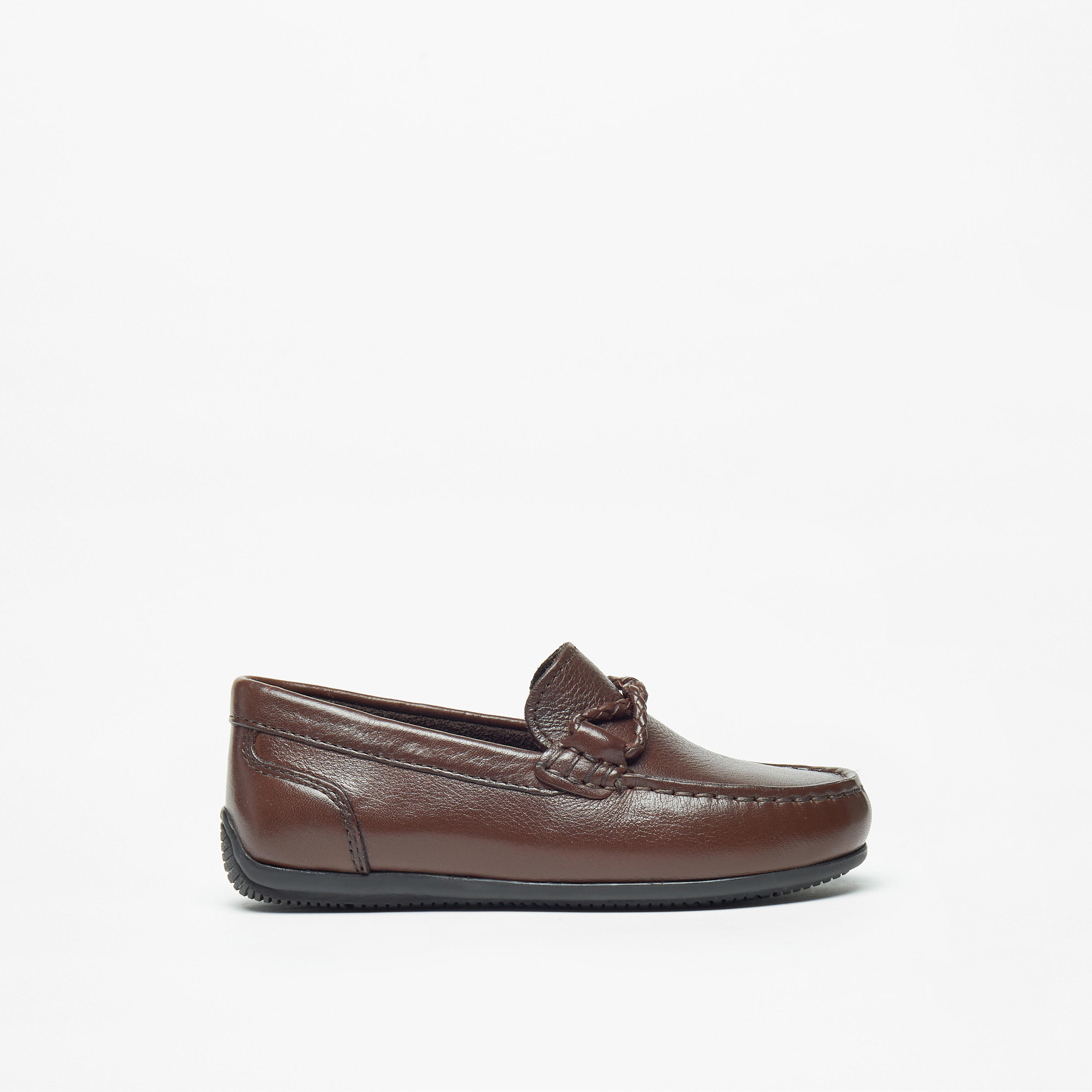 Mister Duchini Solid Slip-On Moccasins with Textured Trim-boys-shoes-loafers-image-3