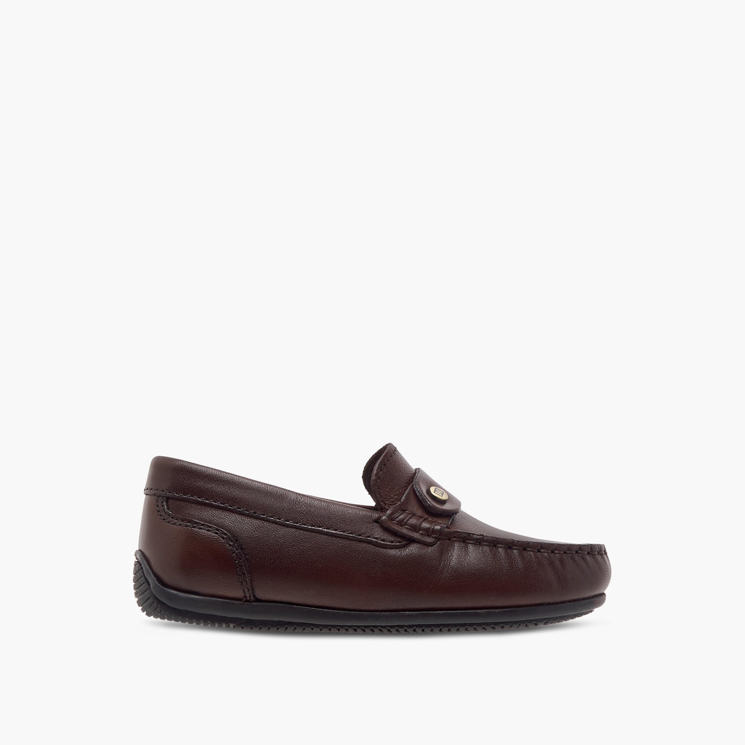 Mister Duchini Textured Slip-On Moccasins-boys-shoes-loafers-image-3