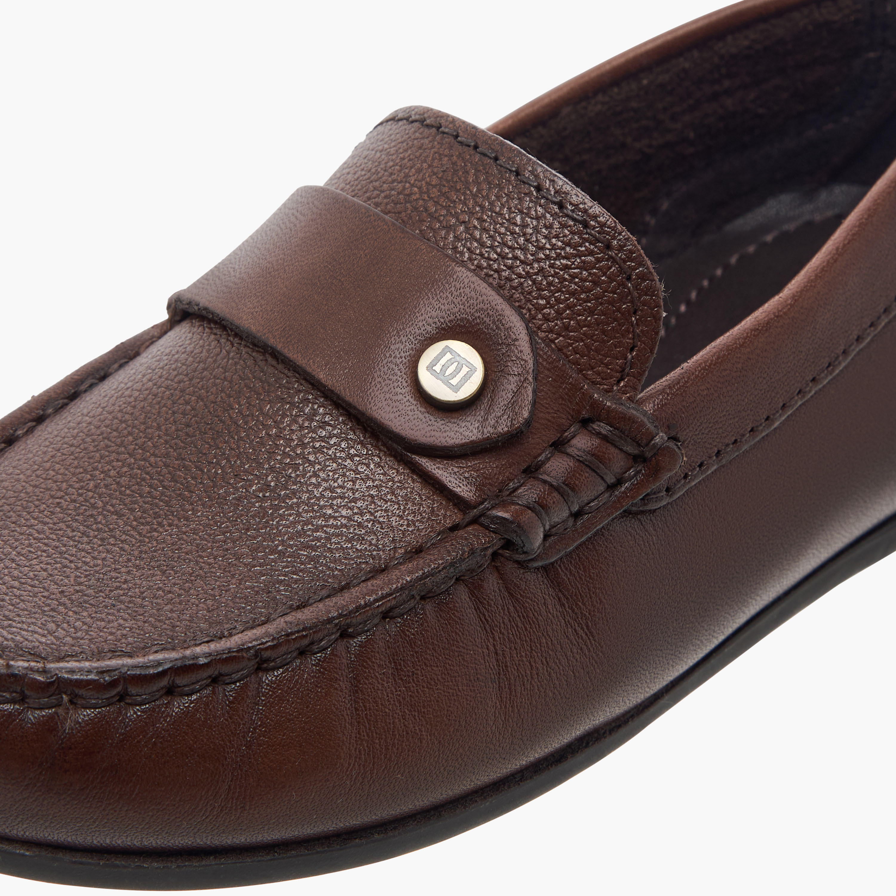 Mister Duchini Textured Slip-On Moccasins-boys-shoes-loafers-image-4