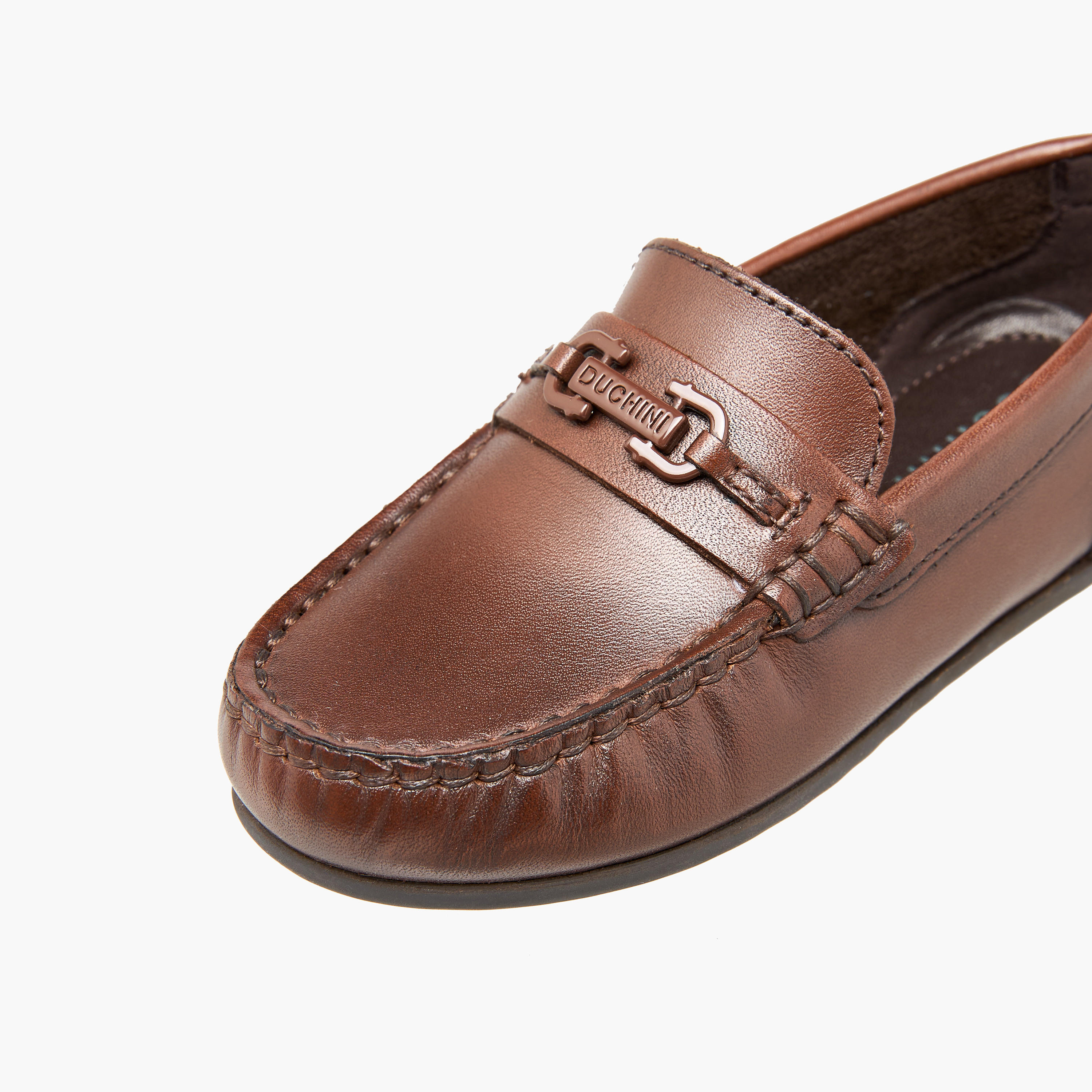 Mister Duchini Boys Metal Accent Loafers-boys-shoes-loafers-image-4