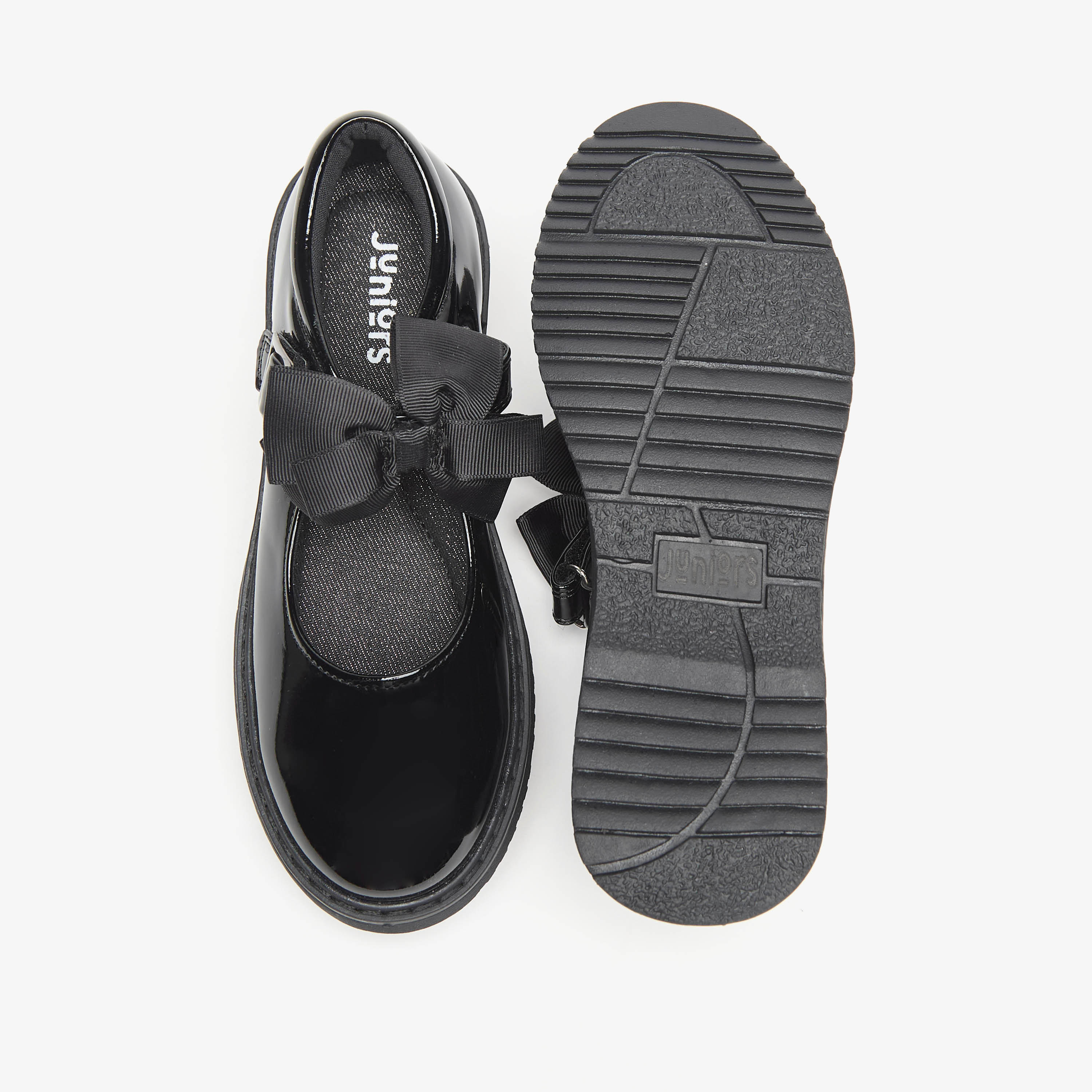 Juniors Bow Accent Mary Jane Shoes with Buckle Closure-girls-shoes-schoolshoes-image-4