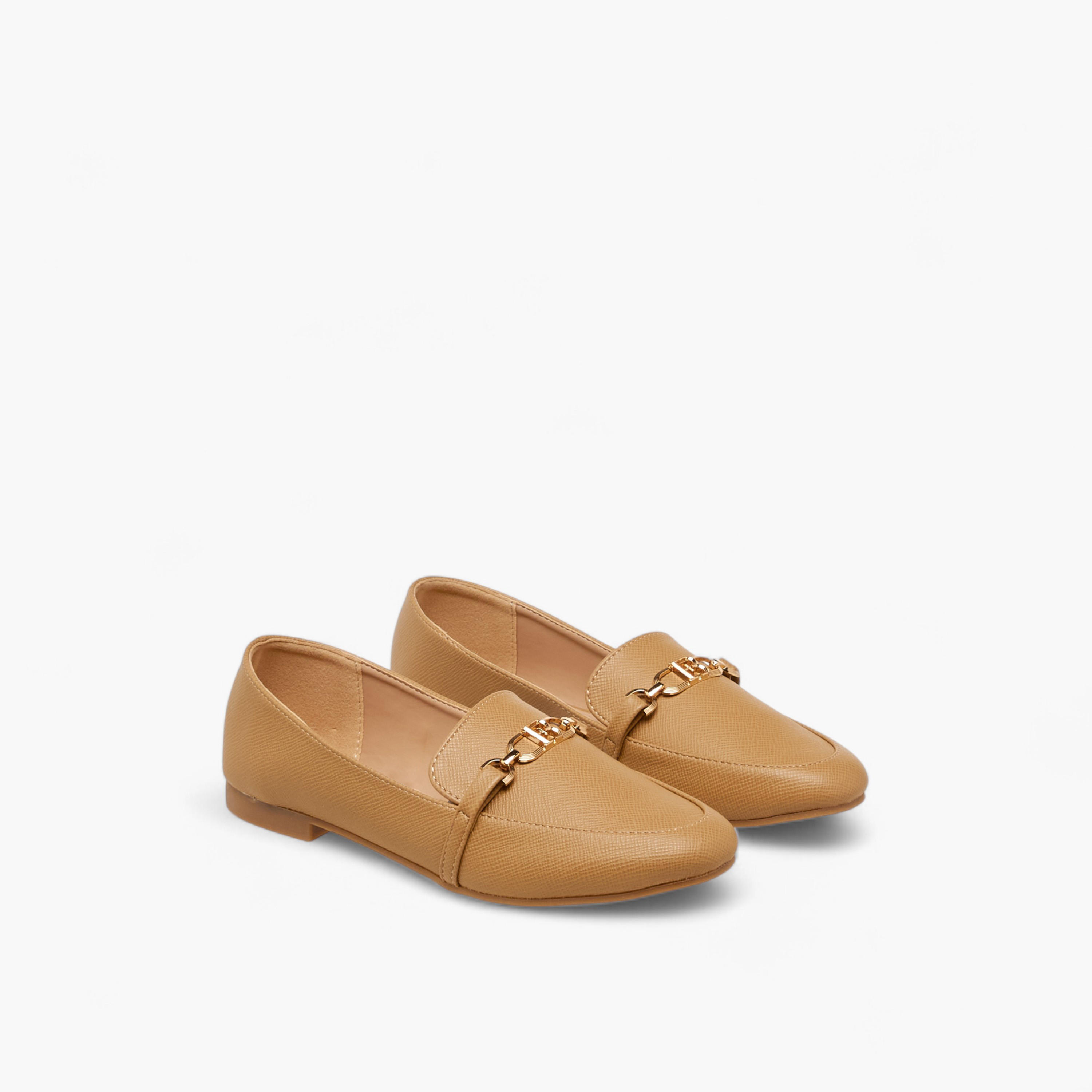 Flora Bella Women's Metal Accent Loafers-women-shoes-loafersandmoccasins-image-1