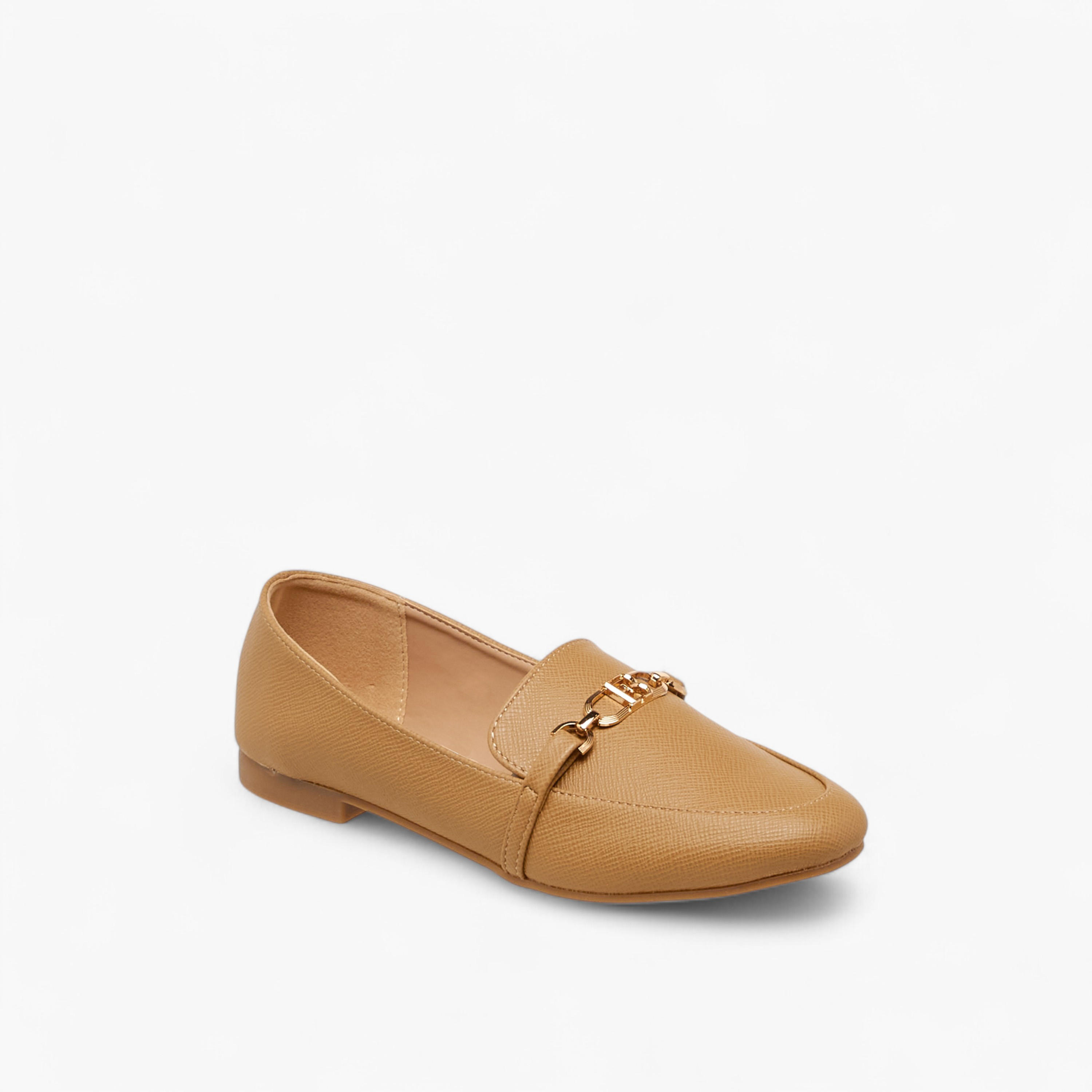 Flora Bella Women's Metal Accent Loafers-women-shoes-loafersandmoccasins-image-2