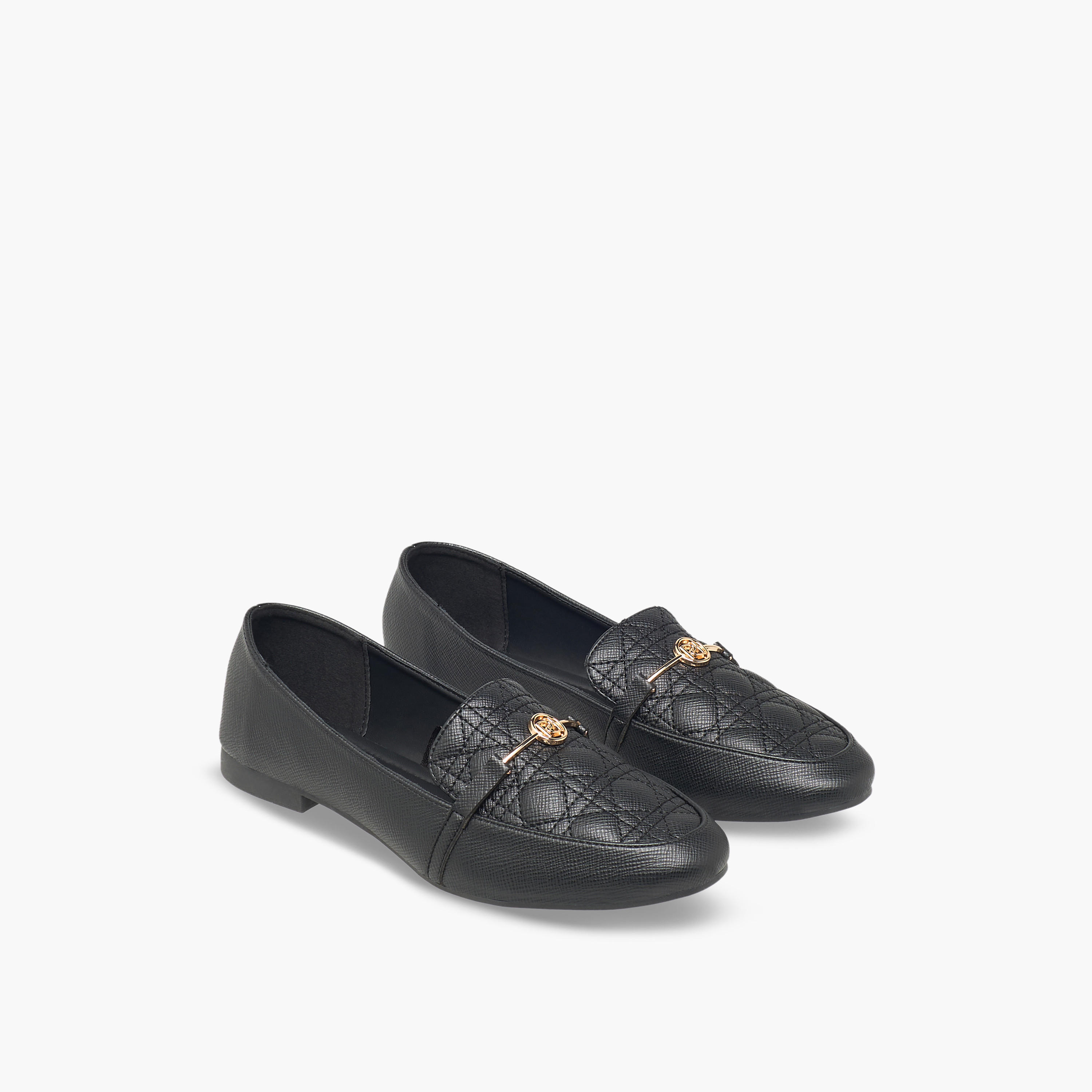 Paprika Women Quilted Detail Loafers-women-shoes-loafersandmoccasins-image-1