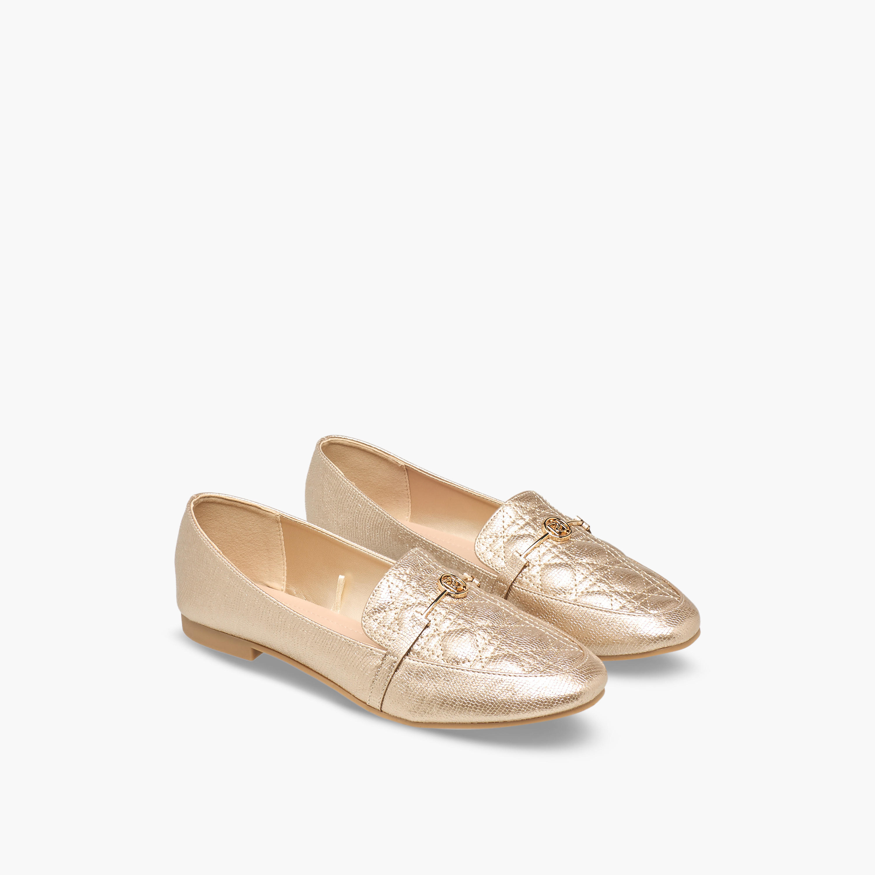Paprika Women Quilted Detail Loafers-women-shoes-loafersandmoccasins-image-1