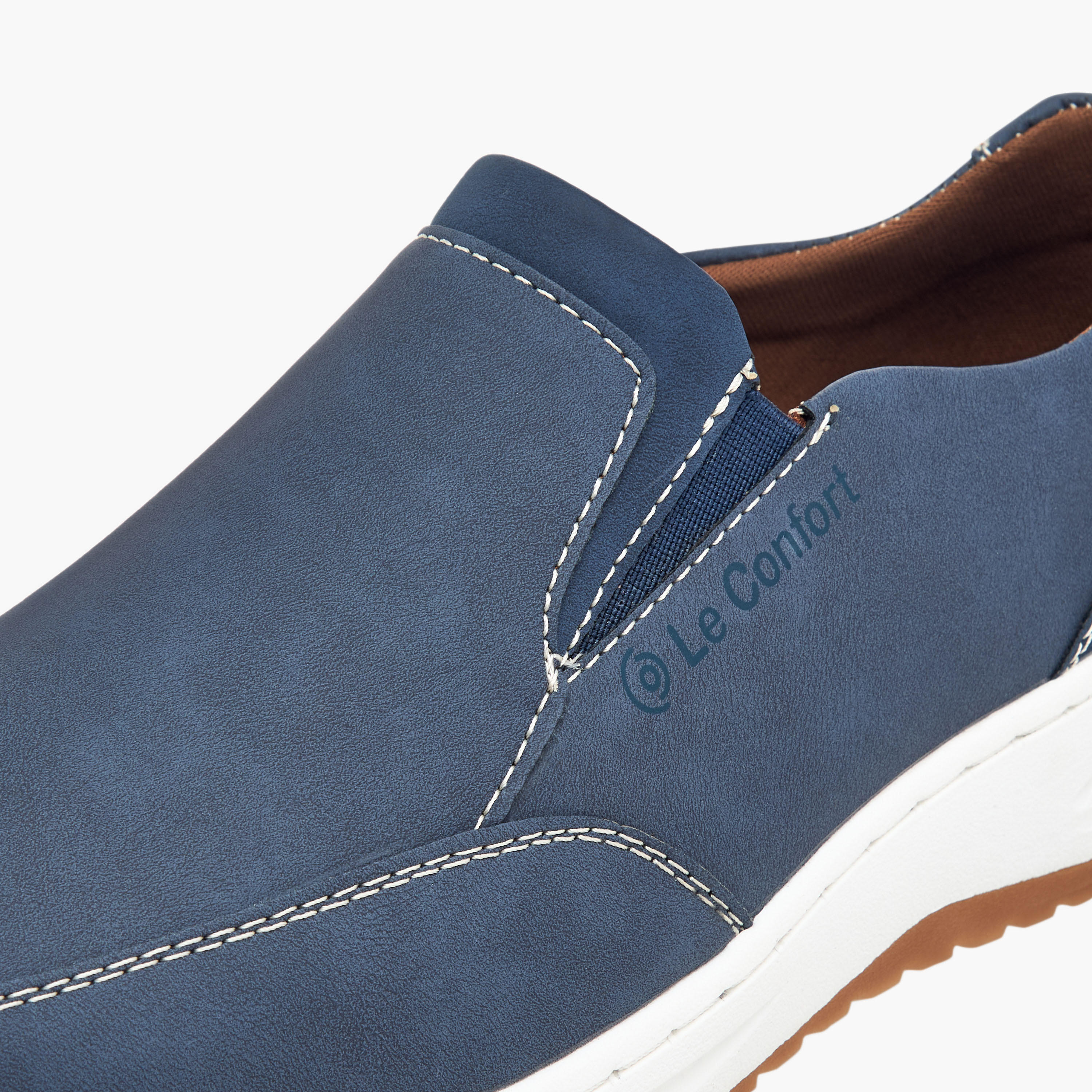 حذاء سهل الارتداء مريح سادة من لو كونفورت-men-shoes-loafersandmoccasins-image-10