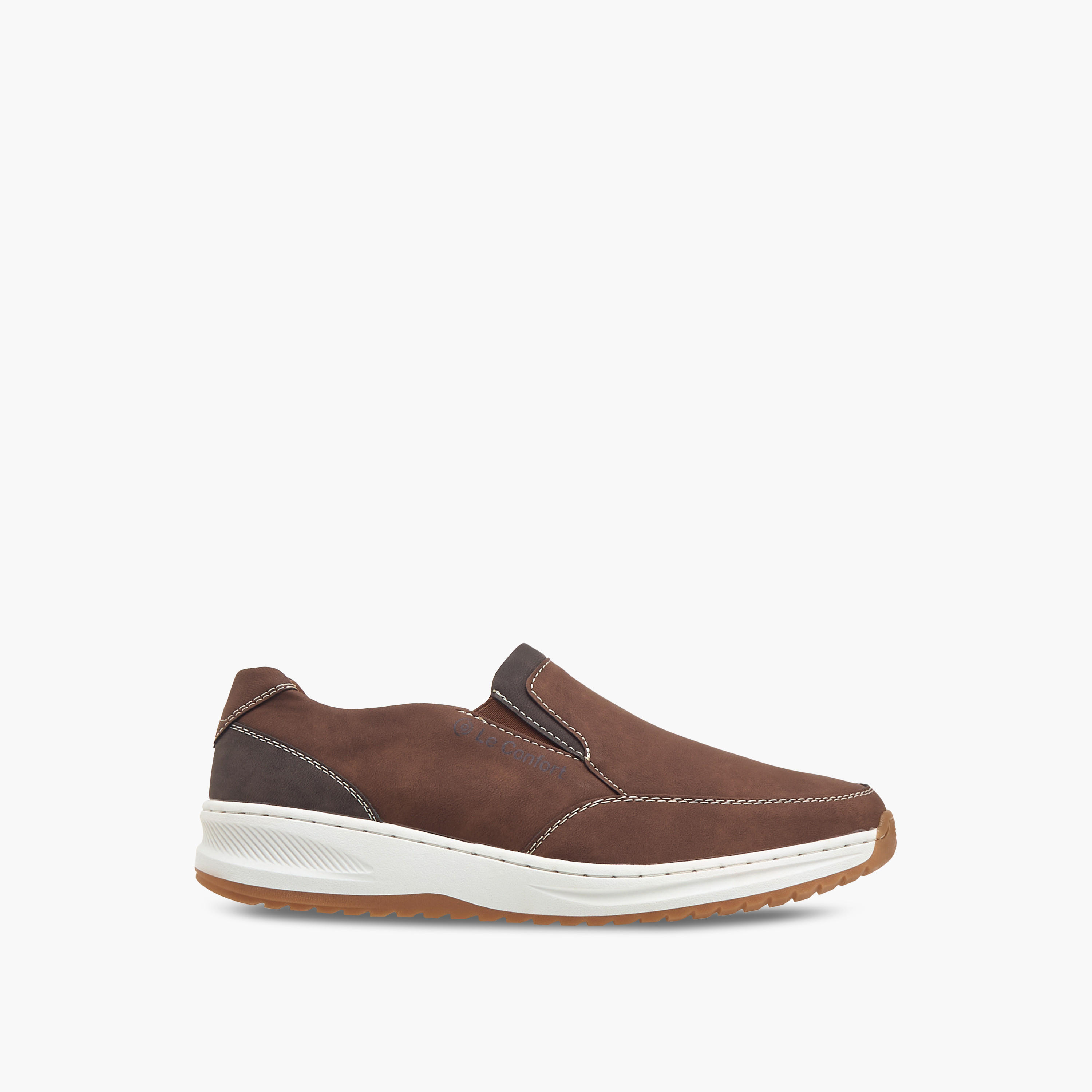 حذاء سهل الارتداء مريح سادة من لو كونفورت-men-shoes-loafersandmoccasins-image-3