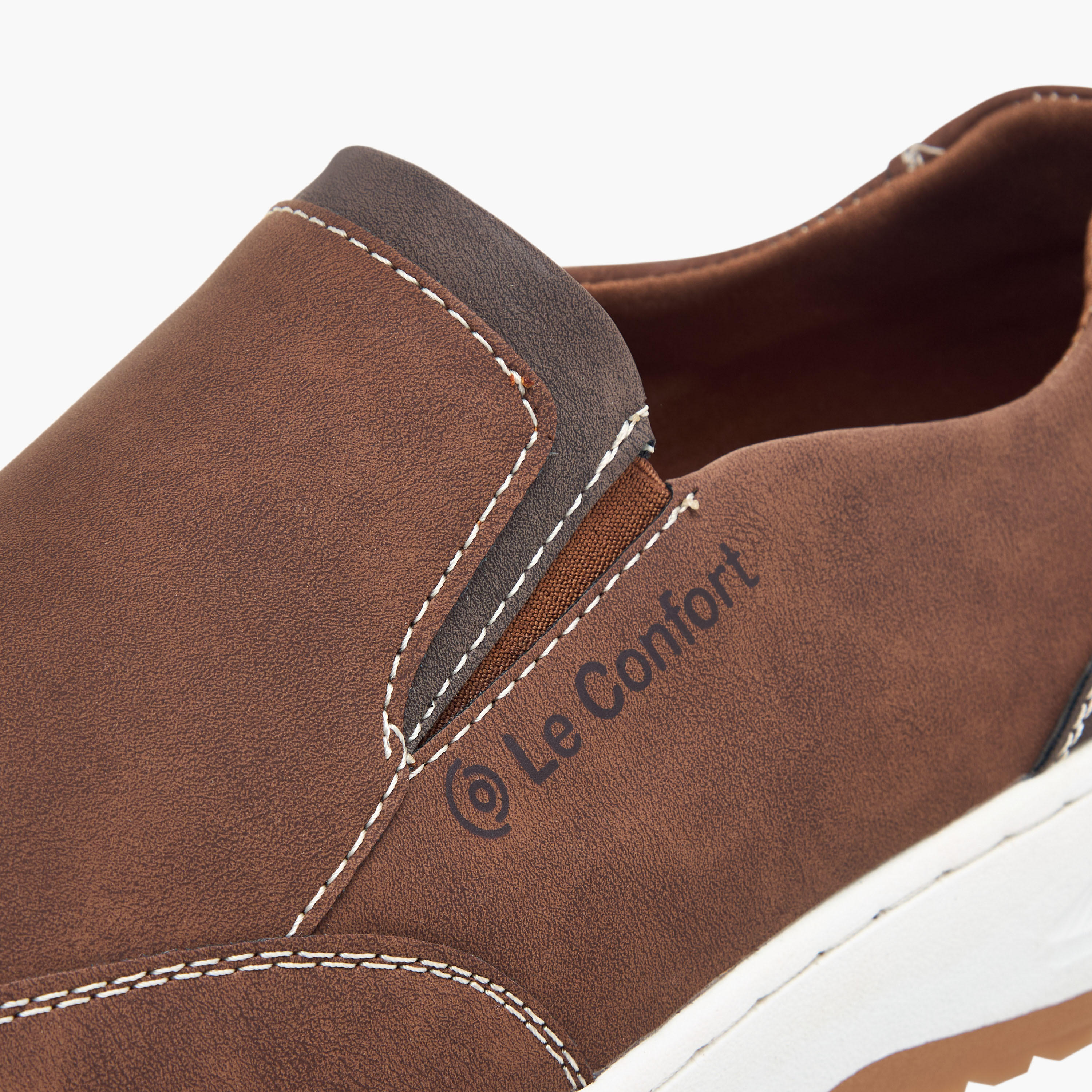 حذاء سهل الارتداء مريح سادة من لو كونفورت-men-shoes-loafersandmoccasins-image-4